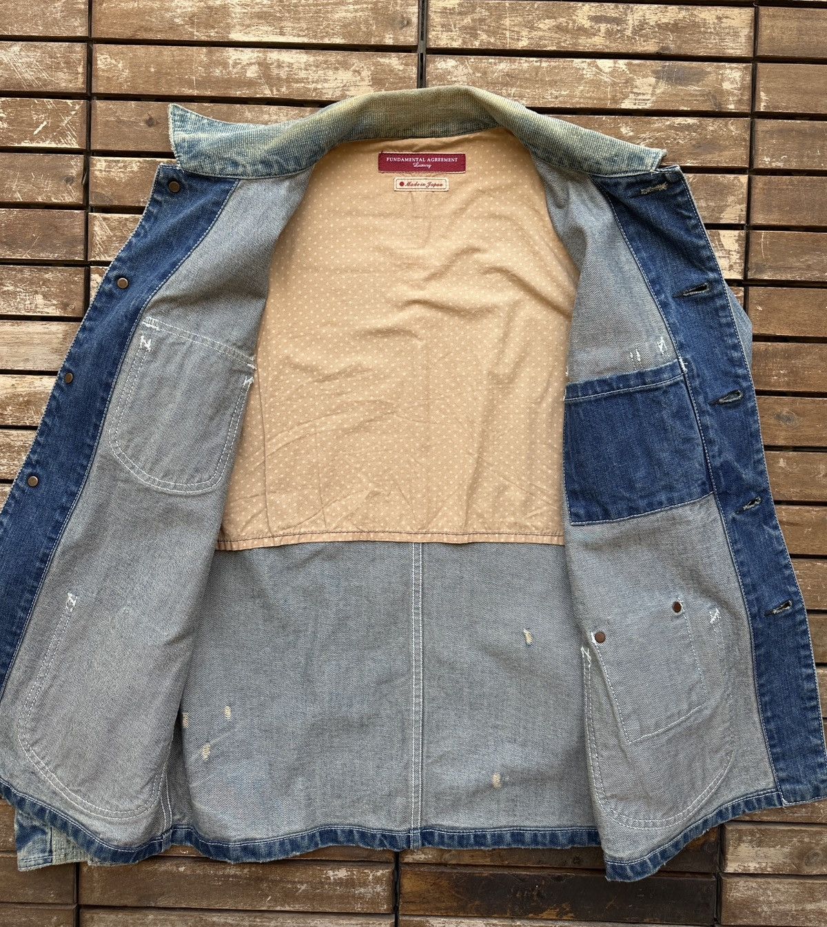 FDMTL FDMTL Fundamental Agreement Luxury JP Denim Coverall Jacket Size US M / EU 48-50 / 2 - 8 Thumbnail