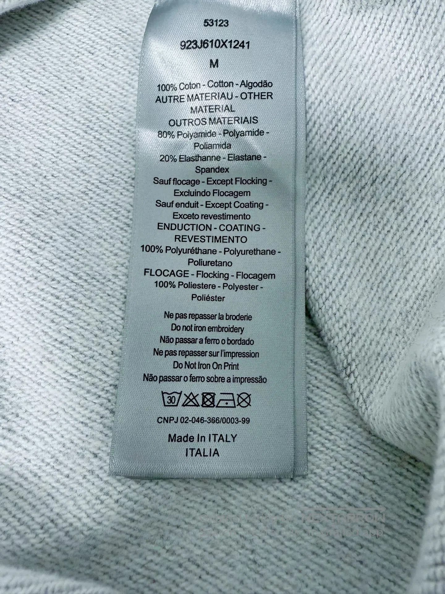 Dior Dior Light Gray Pullover Sweatshirt. Size US M / EU 48-50 / 2 - 7 Thumbnail