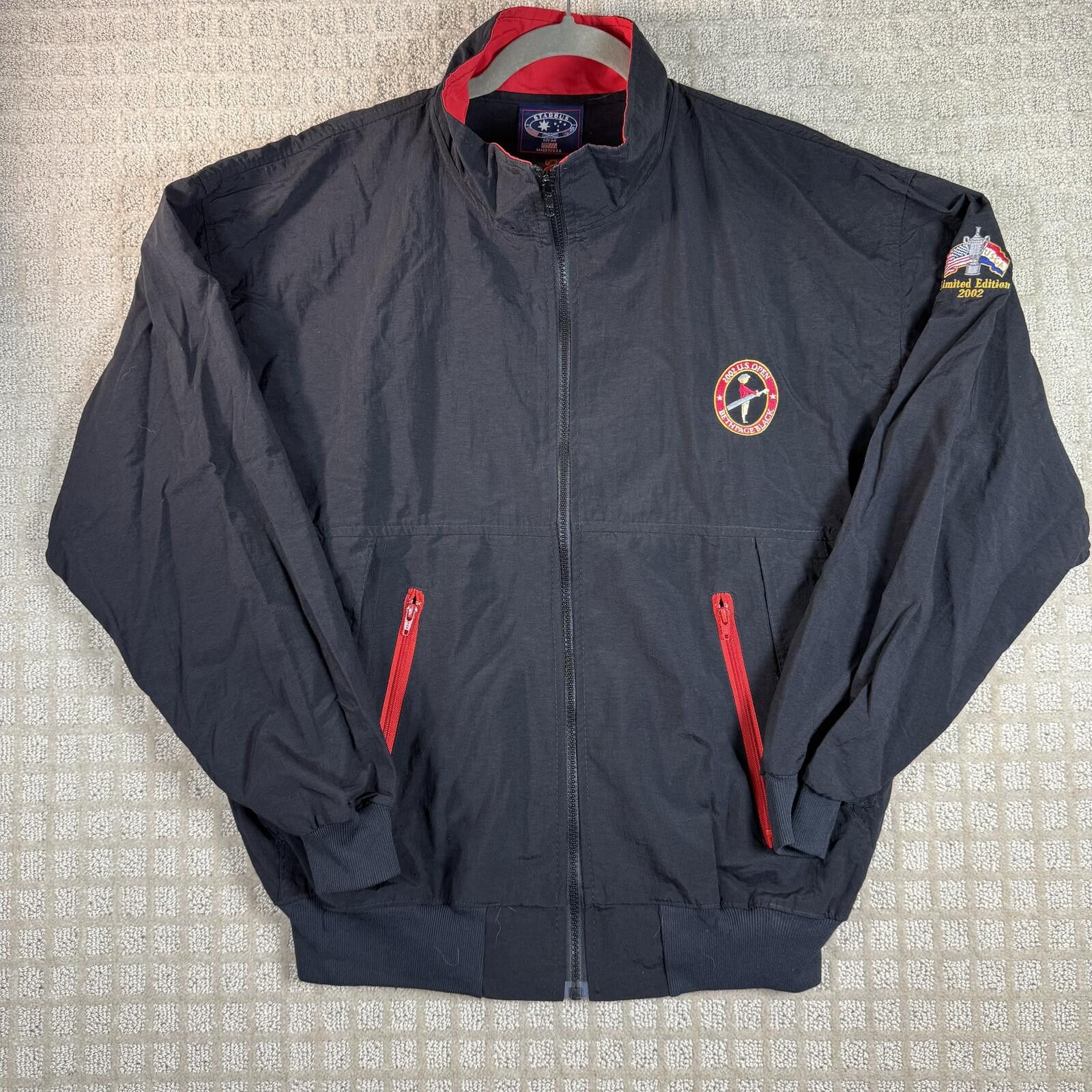 Other Vintage 2002 U.S. Open Bethpage black windbreaker jacket med Size US M / EU 48-50 / 2 - 1 Thumbnail