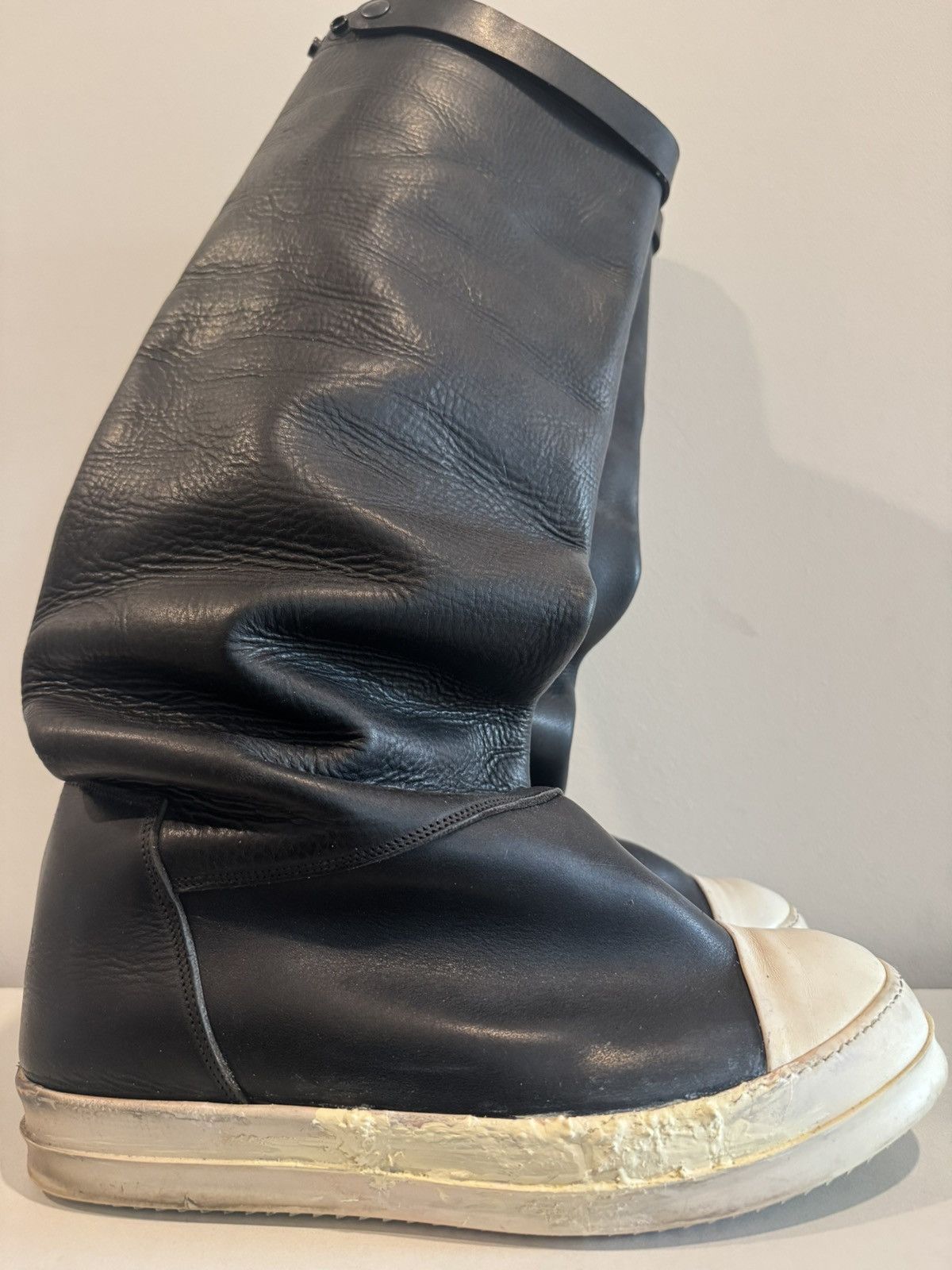 Rick Owens Rick Owens Elephant Boots, Leather Moody Boots Size 11 Size US 11 / EU 44 - 4 Thumbnail