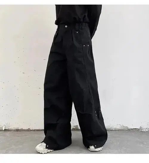Japanese Brand × Vintage Darkwear Pleats Loose Wide Leg Pant Size US 32 / EU 48 - 4 Thumbnail