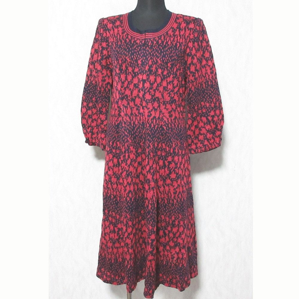 Other Other TOYOKO SAITO Knit Dress Textile Dresses DUTY FREE for USA Size ONE SIZE - 1 Thumbnail