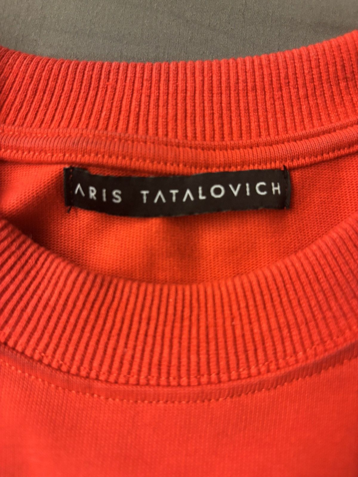 Aris Tatalovich Aris Tatalovich Red Tee Size US M / EU 48-50 / 2 - 3 Thumbnail