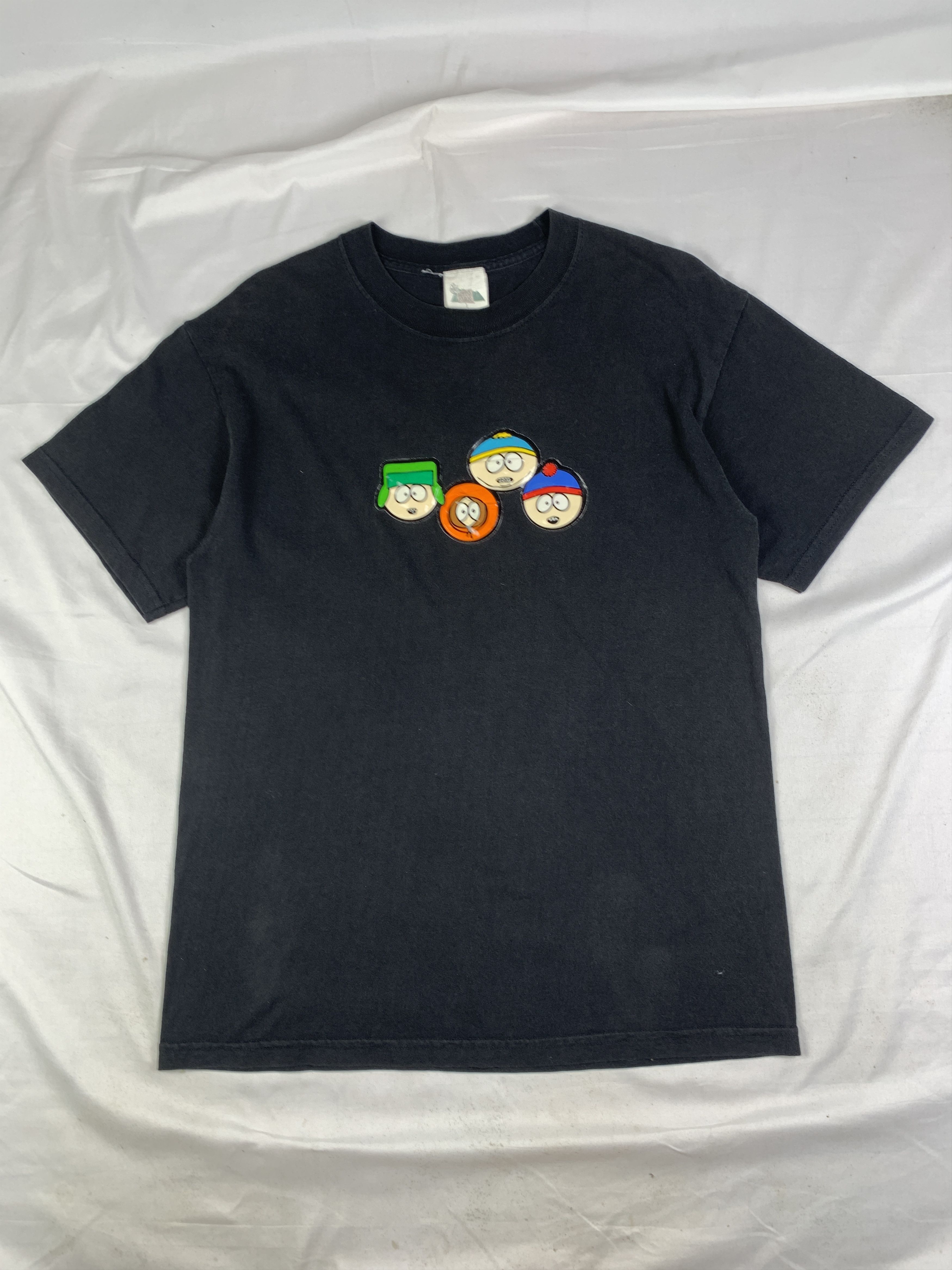 Cartoon Network 2001 South Park All Squad Black Emboss Tee (M) Size US M / EU 48-50 / 2 - 1 Thumbnail