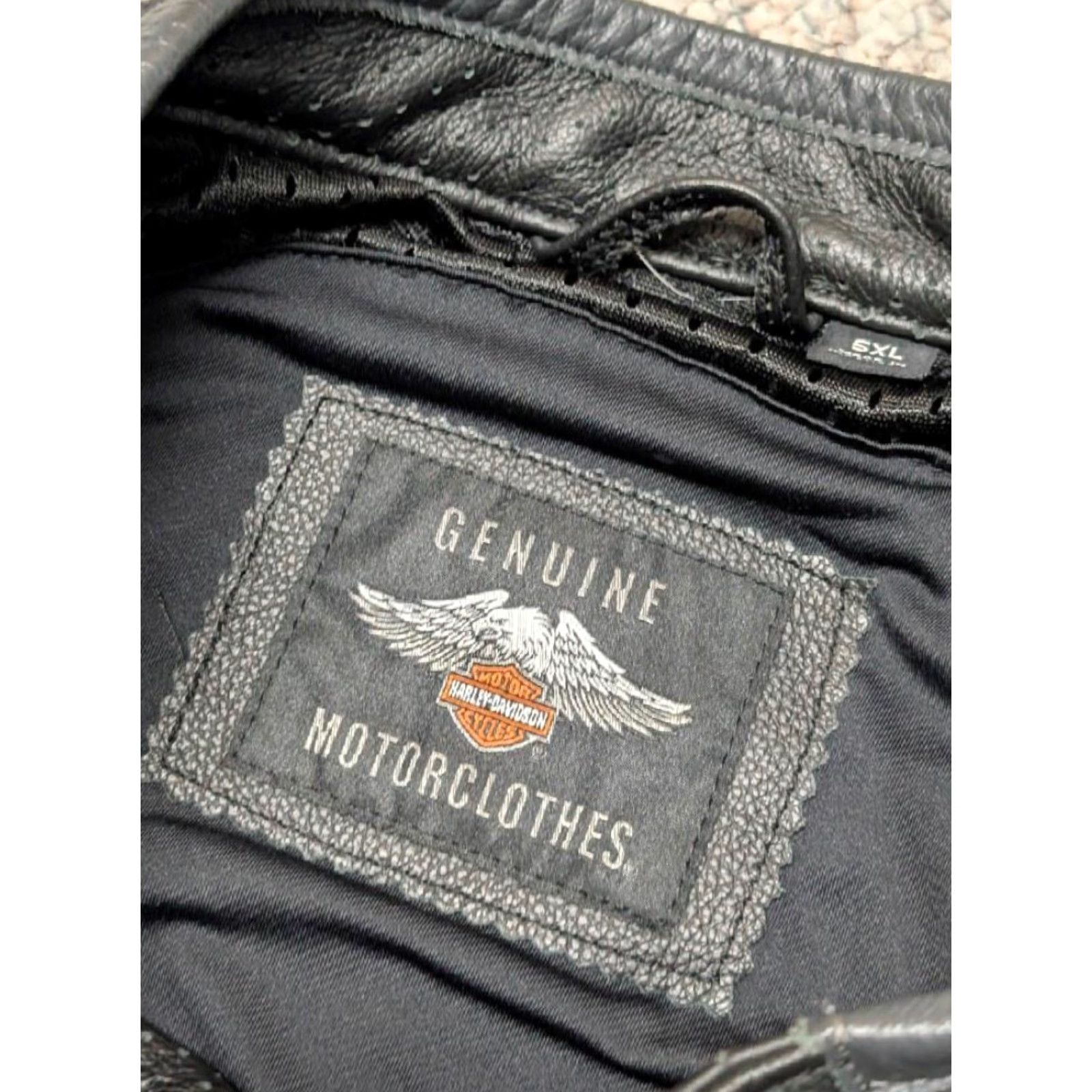 Harley Davidson Harley-Davidson Leather Jacket Motorcycle 5XL Black Cafe Racer Perforated Leather Mens Jacket 58-60 5XL Size US XXL / EU 58 / 5 - 6 Thumbnail