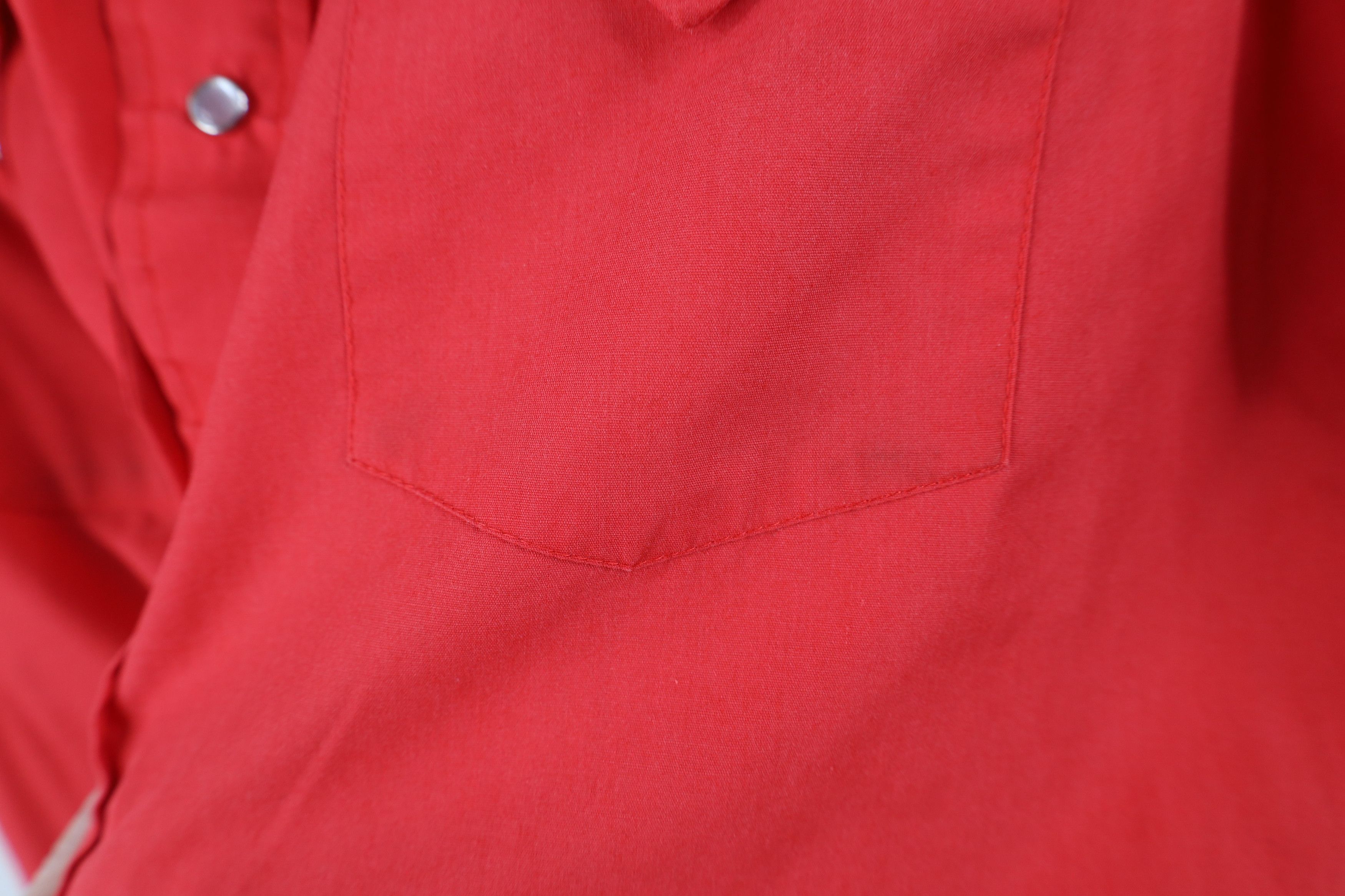 Vintage Vintage 70s Rockabilly Cowboy Short Sleeve Button Shirt Red Size US M / EU 48-50 / 2 - 4 Thumbnail