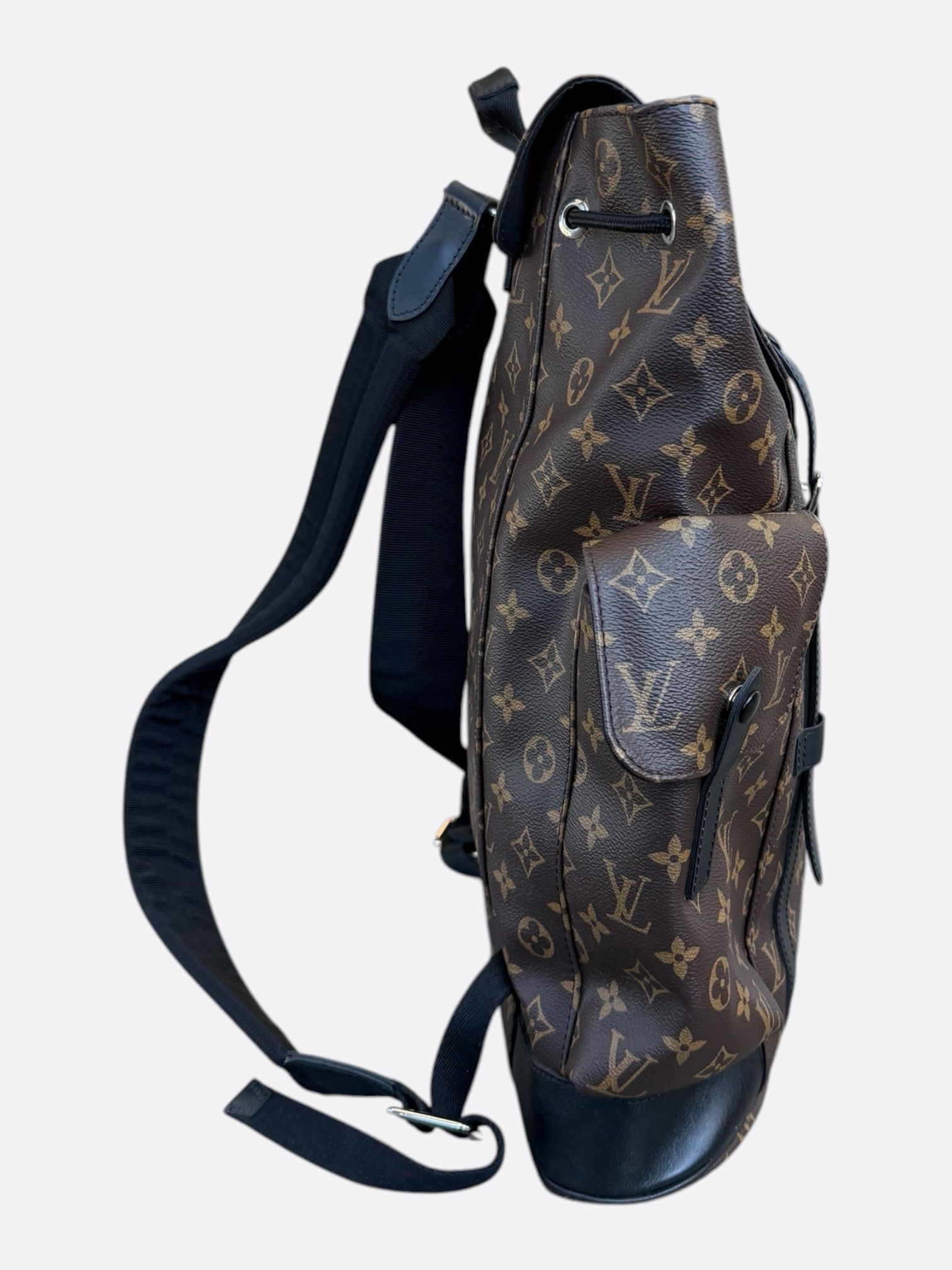 Louis Vuitton Louis Vuitton Brown Macassar Monogram Christopher Backpack Size ONE SIZE - 2 Thumbnail