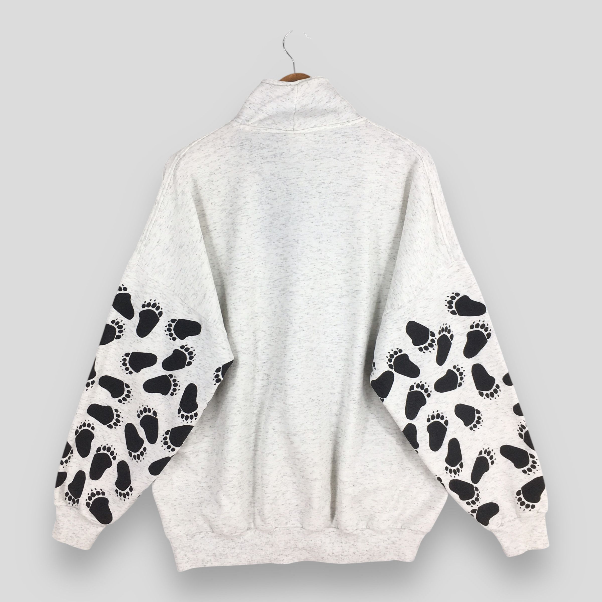 Habitat Vintage Canada Grizzly Bear Half Zipper Sweatshirt 3XLarge Size US XXL / EU 58 / 5 - 8 Thumbnail