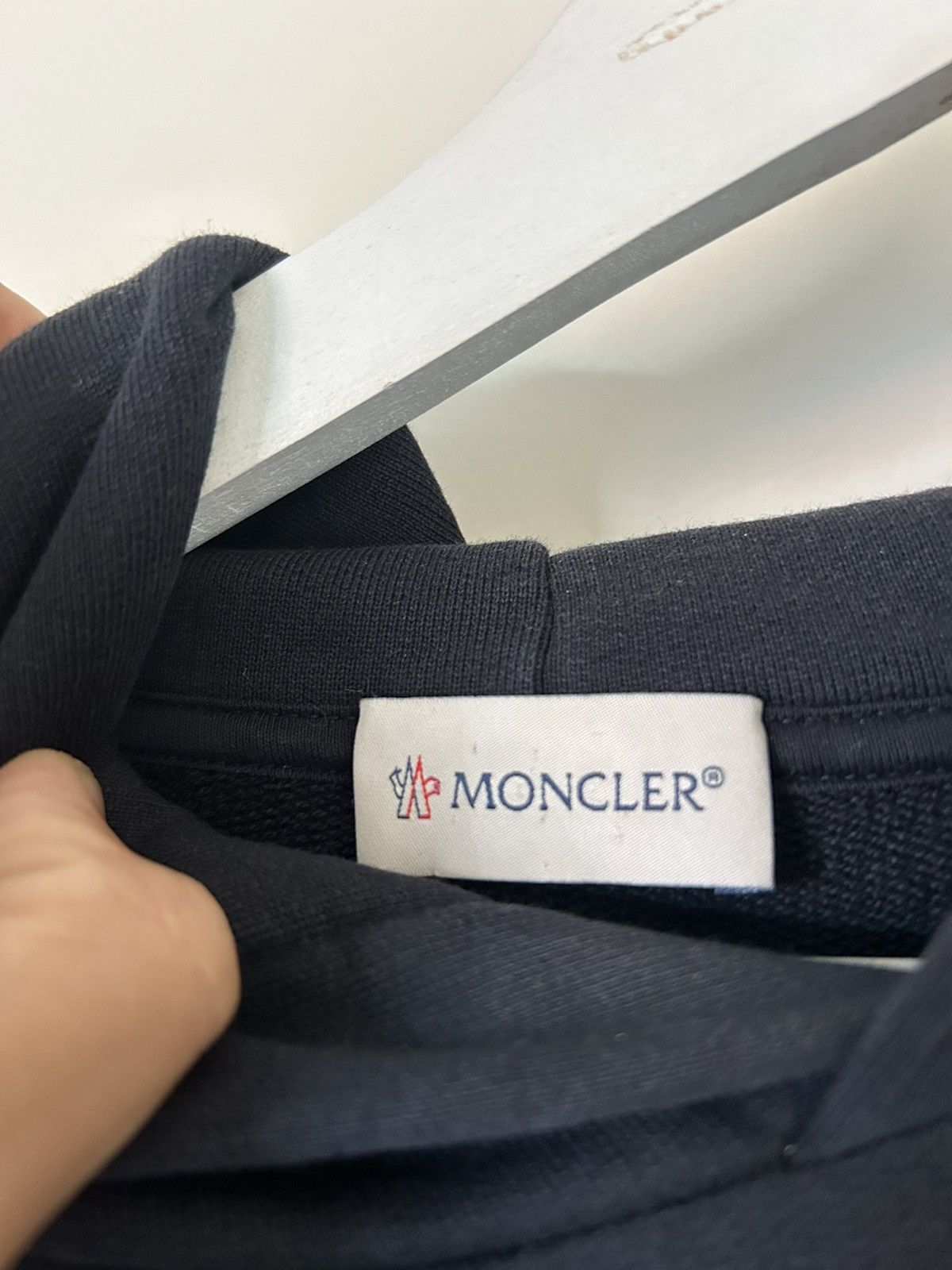 Moncler Moncler Arch Logo Hoodie Navy Blue Size US M / EU 48-50 / 2 - 4 Thumbnail
