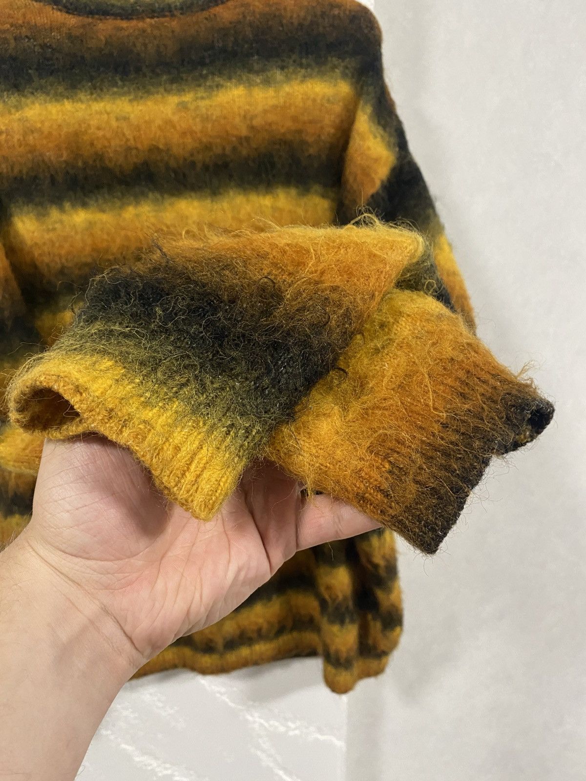 Asos Mohair Style Fuzzy Sweater Y2K Asos “Bee” Size: L Size US L / EU 52-54 / 3 - 7 Thumbnail
