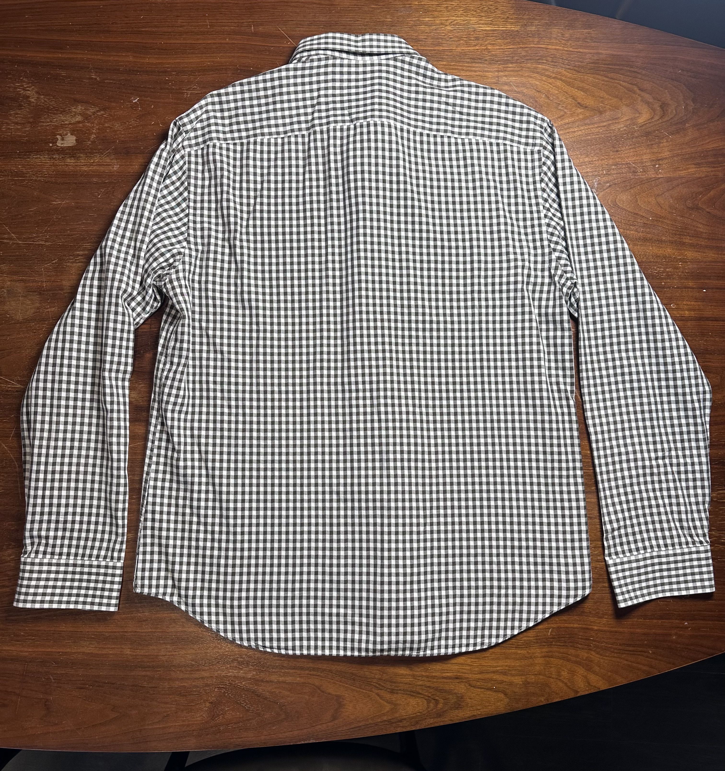 Armani Collezioni Armani Collezioni Gingham Check Button Down XL Never Worn Size US XL / EU 56 / 4 - 7 Thumbnail