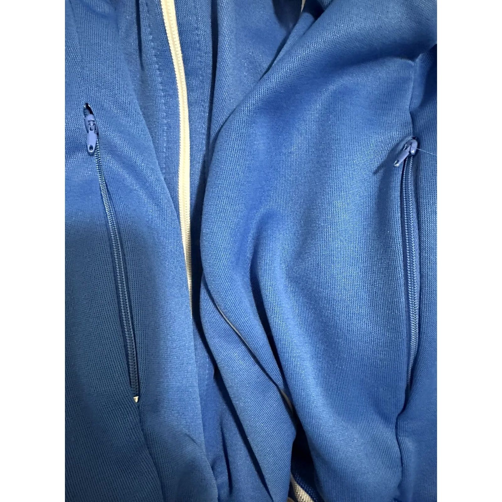 Nike Nike RARE VTG 80s Blue Trim Tracksuit Jacket Pants Set M Men Activewear 2 Piece 80s Nike Tracksuit Size 40R - 6 Thumbnail