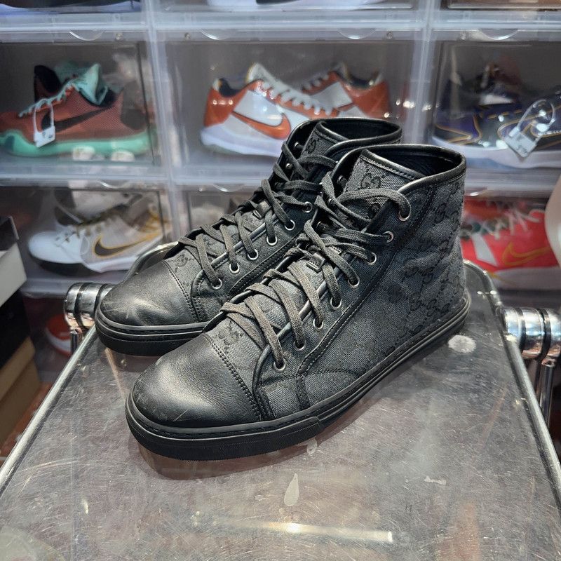 Gucci Vintage GG Canvas High-Top Sneakers