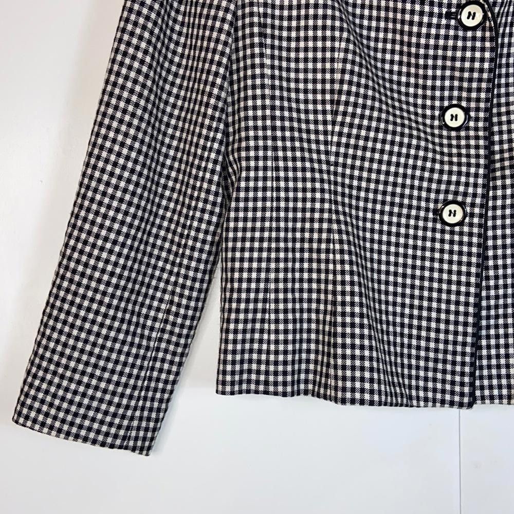 Christian Dior Monsieur Vintage Mondi Plaid Blazer Size 38/6-8 Size M / US 6-8 / IT 42-44 - 3 Thumbnail