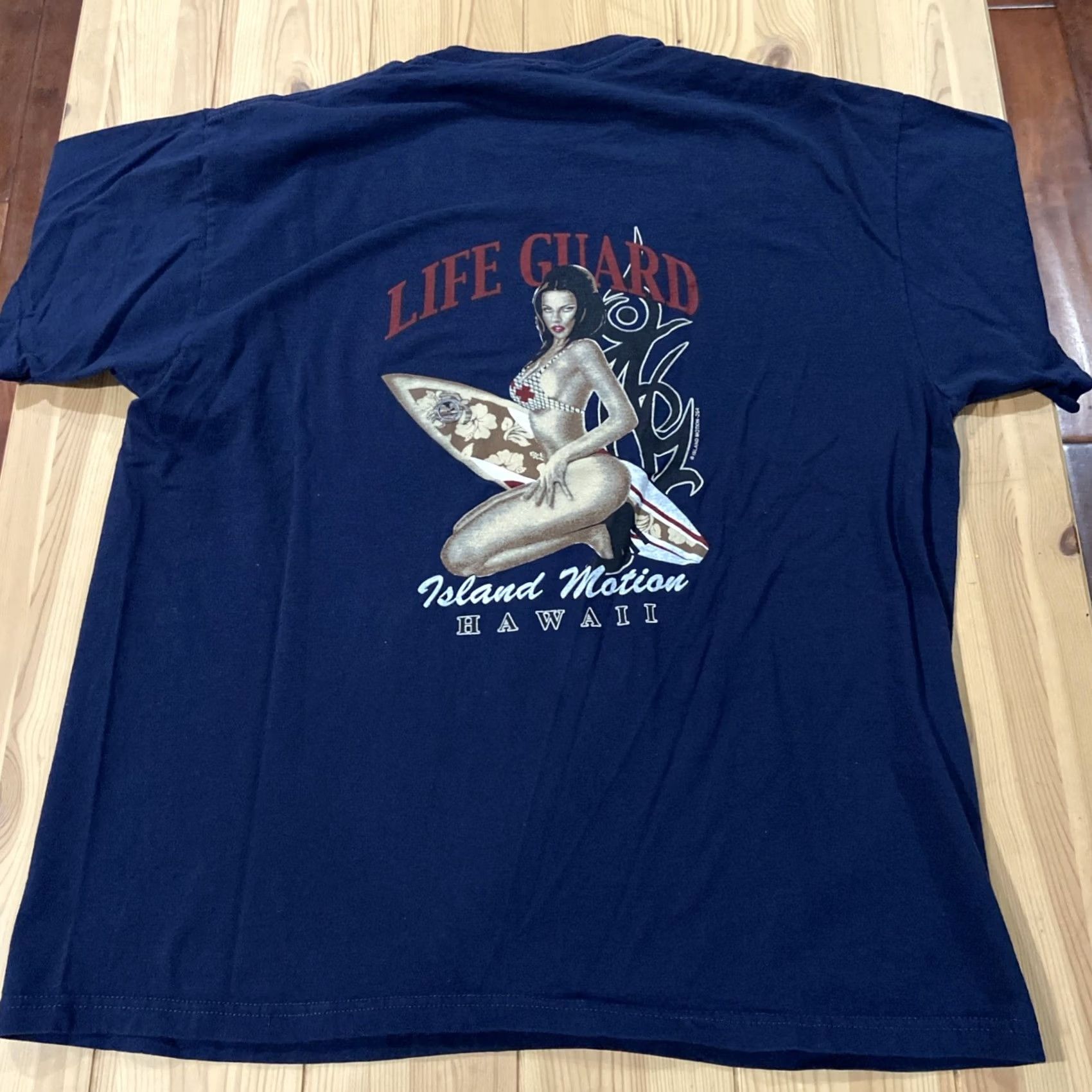 Vintage Y2K Island Motion Tribal Bikini Woman Surfwear T Shirt Medium Men Black Cotton Short Sleeve Surf Local Motion M Size US M / EU 48-50 / 2 - 5 Thumbnail