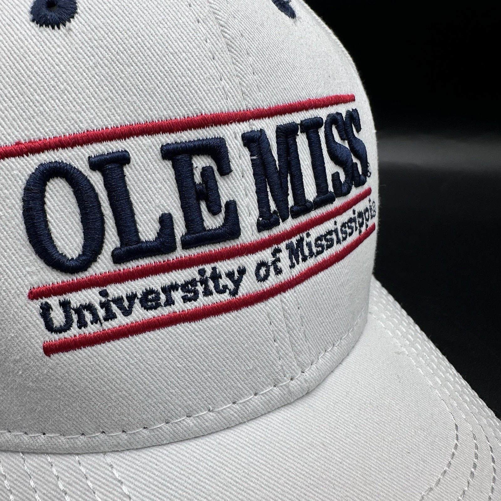 The Game Ole Miss Rebels Hat Cap SnapBack Cotton The Game Spell Out Size ONE SIZE - 3 Thumbnail