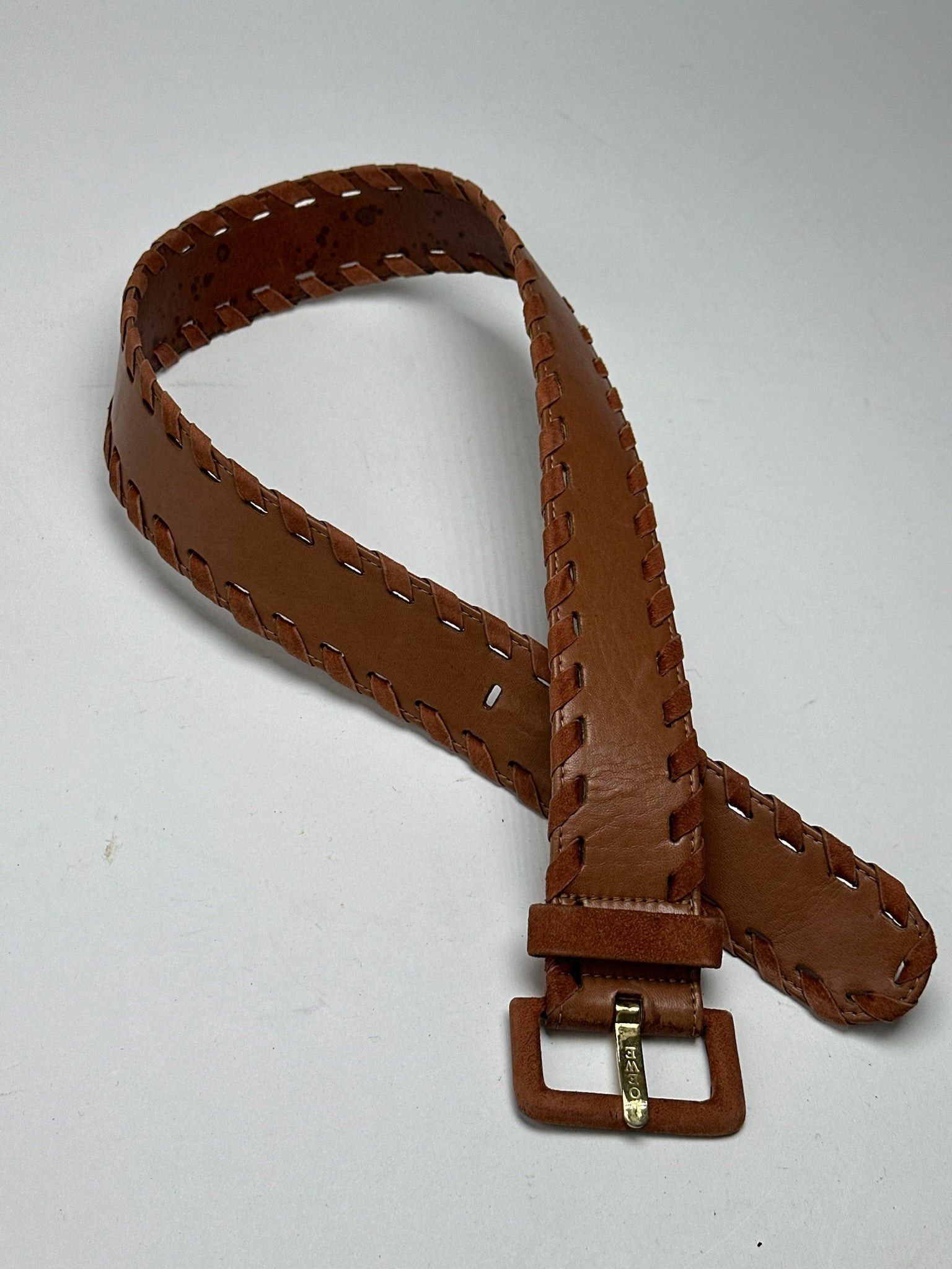 Vintage Leather Belt Brown