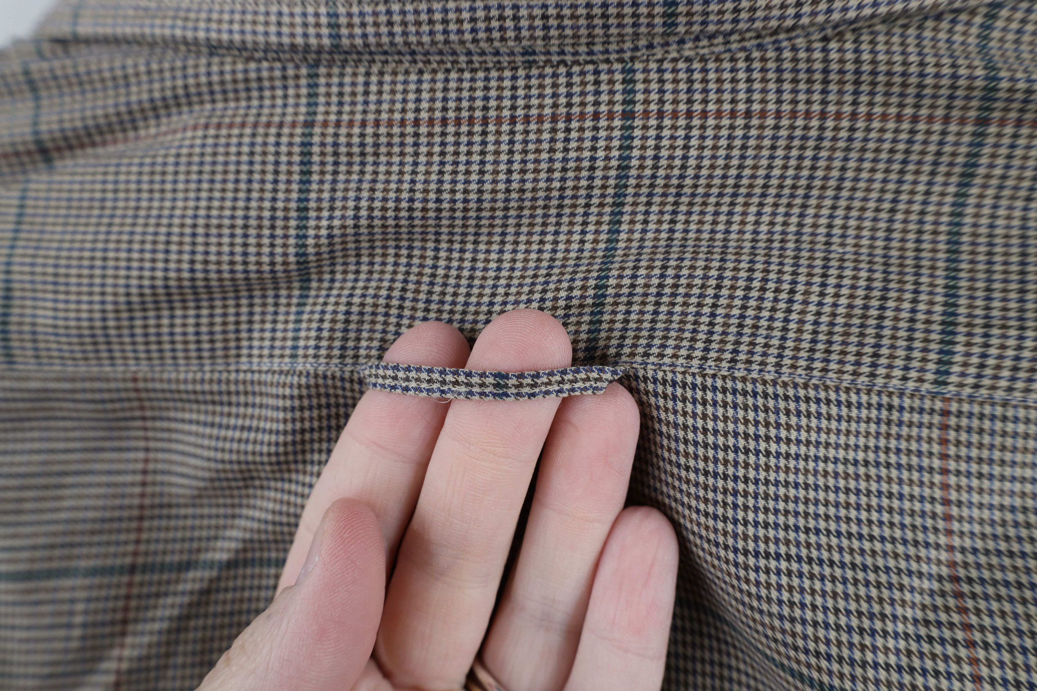 Lands' End × Vintage Vintage 90s Lands End Button Down Shirt Houndstooth Plaid Size US L / EU 52-54 / 3 - 6 Thumbnail
