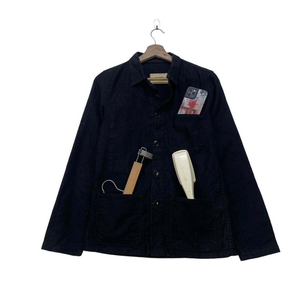 CABANE de ZUCCa 🔥Zucca Travail Fabrique France 100cotton Jacket Size S / US 4 / IT 40 - 1 Thumbnail