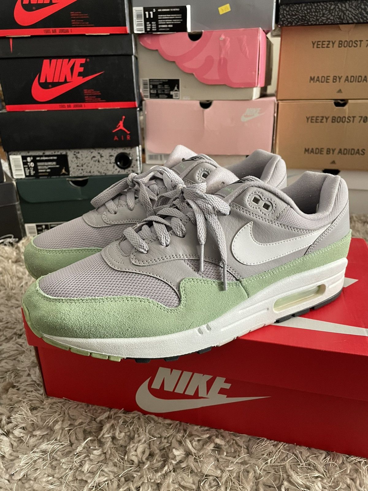 Nike Nike Air Max 1 Atmosphere Grey Fresh Mint Size US 11 / EU 44 - 1 Thumbnail