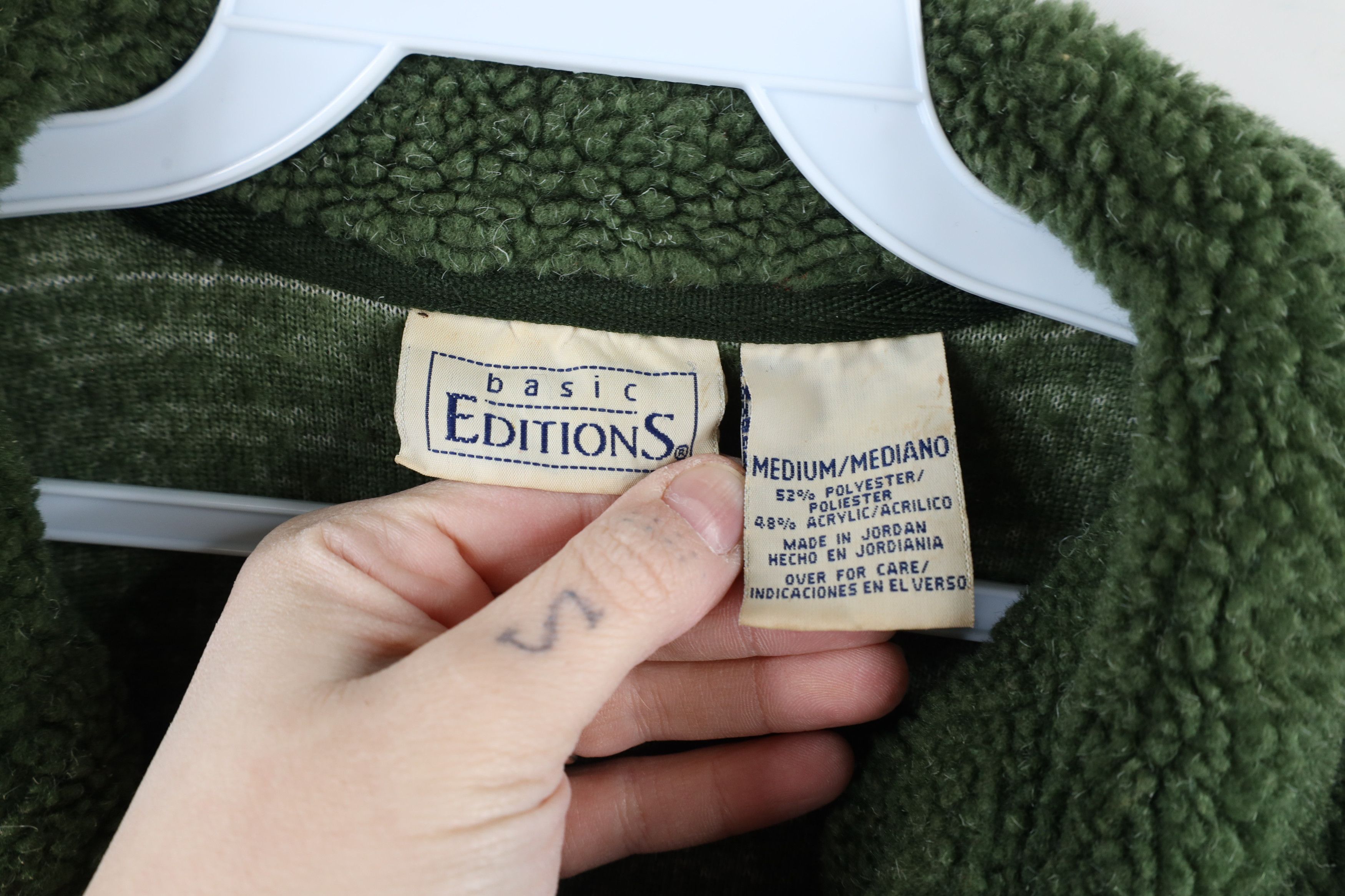 Vintage Vintage 90s Streetwear Deep Pile Fleece Half Zip Sweater Size M / US 6-8 / IT 42-44 - 4 Thumbnail