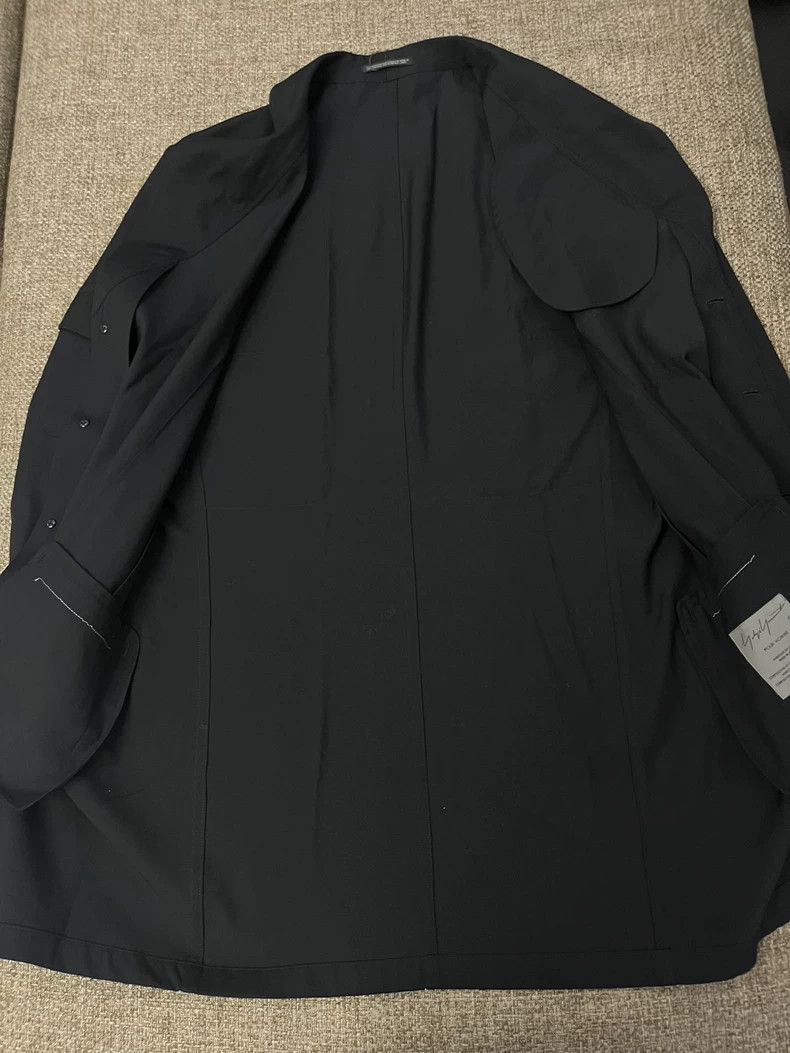 Yohji Yamamoto Yohji Yamamoto size 3 17ss multi-pocket zipper long blazer Size 36R - 3 Thumbnail