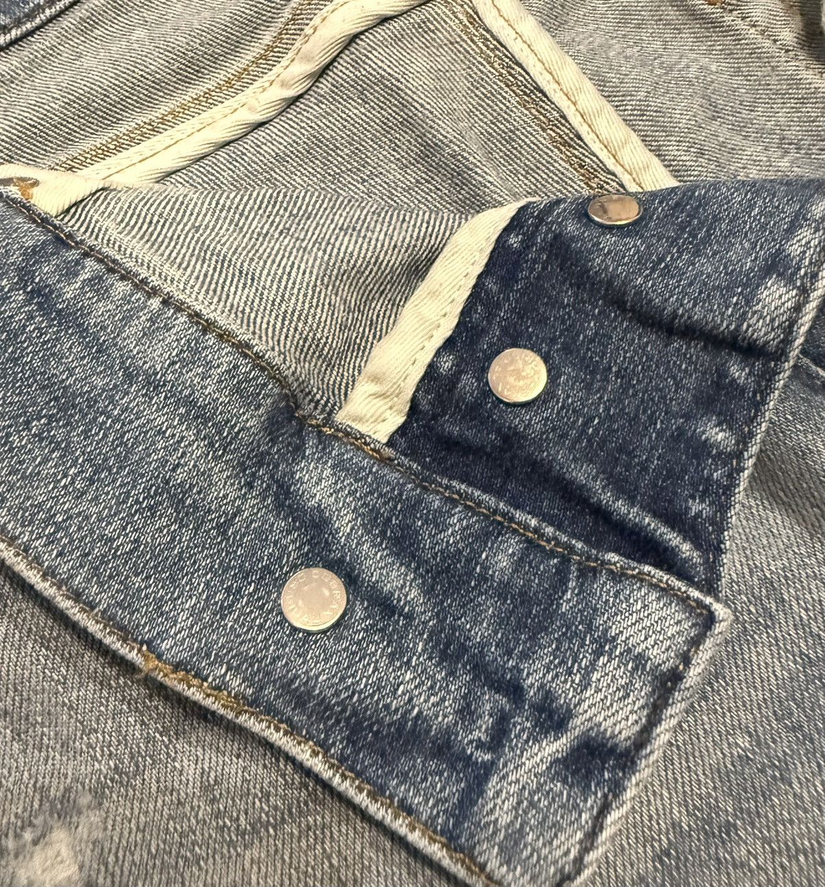 Amiri Amiri Ripped Light Blue Jeans Denim Pants Size US 32 / EU 48 - 7 Thumbnail