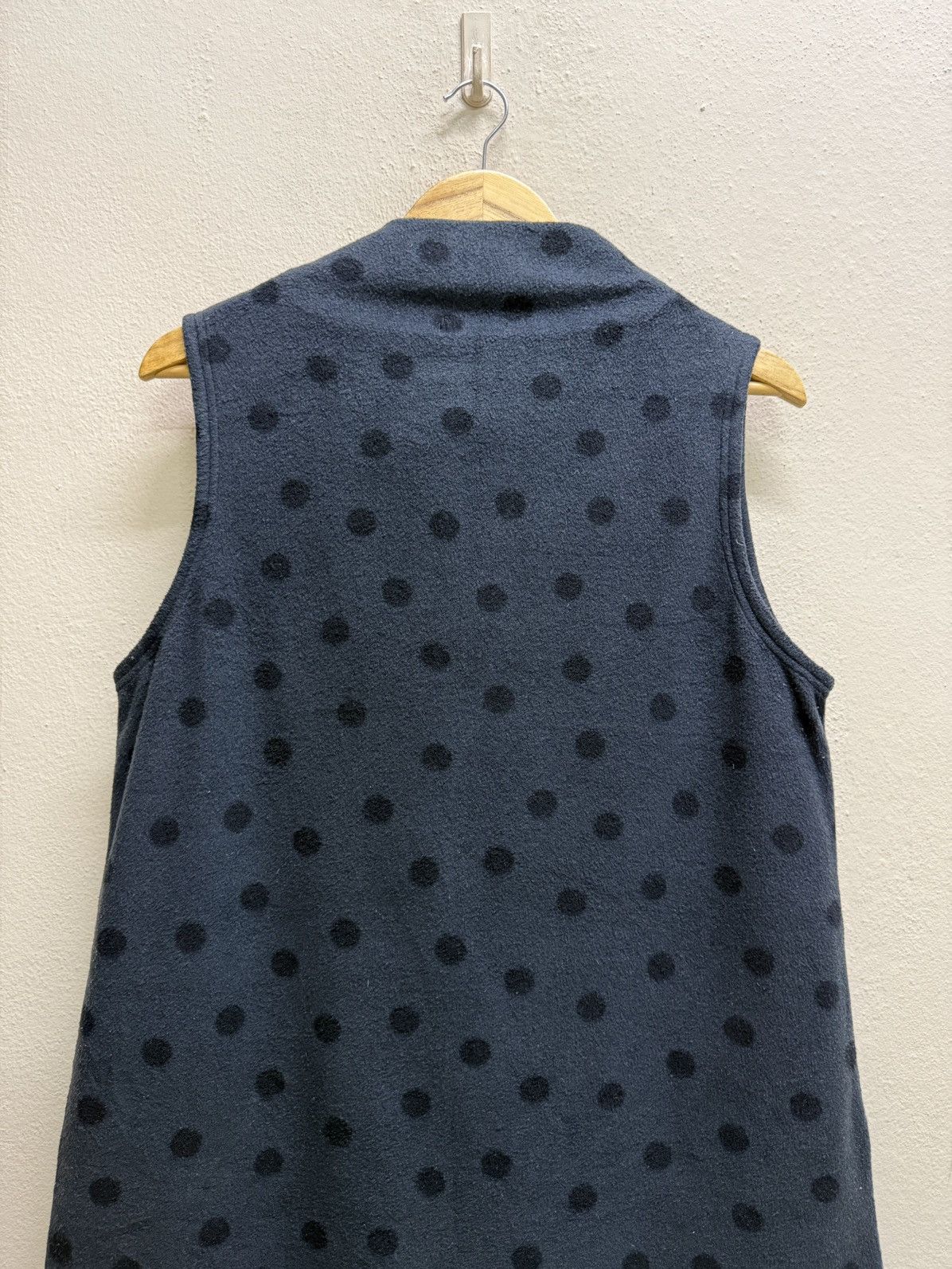 Yohji Yamamoto Y’s for living polkadot turtle neck fleece tunic dress Size M / US 6-8 / IT 42-44 - 21 Thumbnail