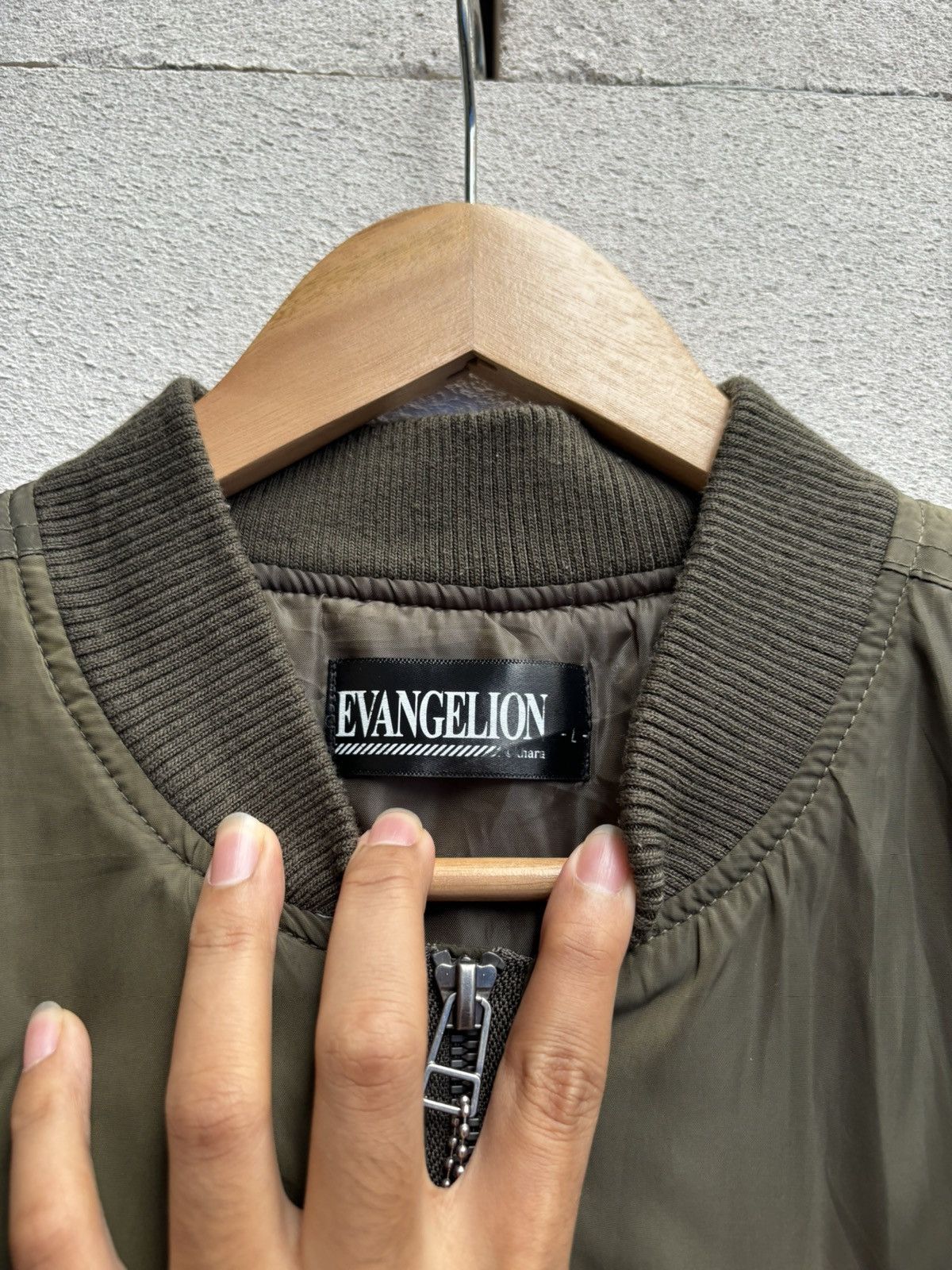 Anime Alpha Industries NERV Evangelion Bomber Jacket TOKYO ANIME Size US L / EU 52-54 / 3 - 7 Thumbnail