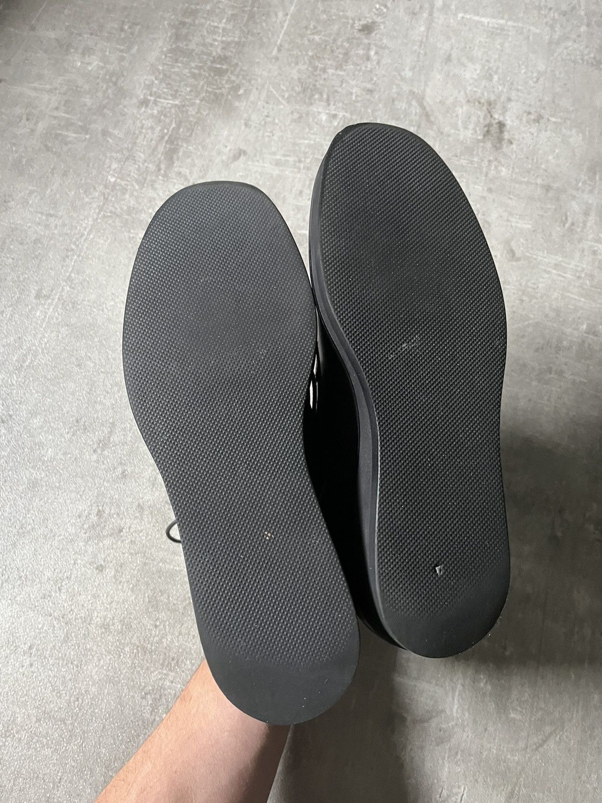 Yohji Yamamoto Yohji Yamamoto +NOIR black leather formal shoes Size US 8 / EU 41 - 17 Thumbnail