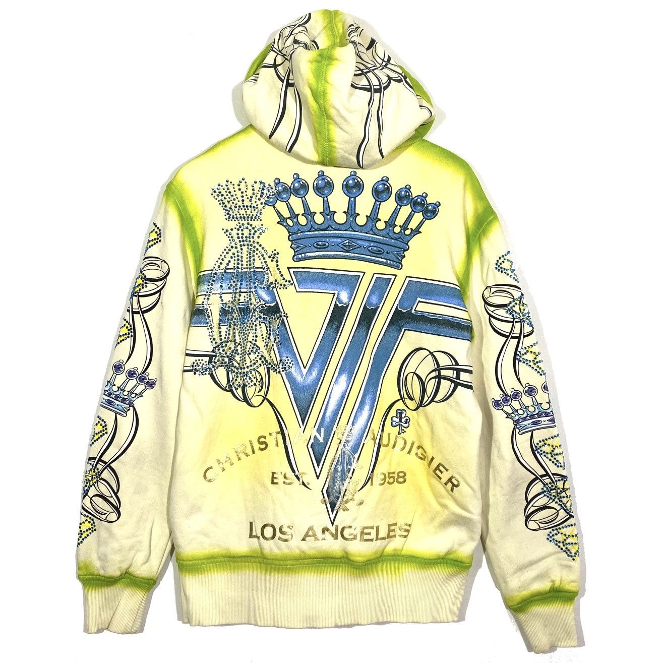 Christian Audigier Hoodie Graphique Strass y2k Vintage 2000s Christian Audigier Size US S / EU 44-46 / 1 - 2 Thumbnail