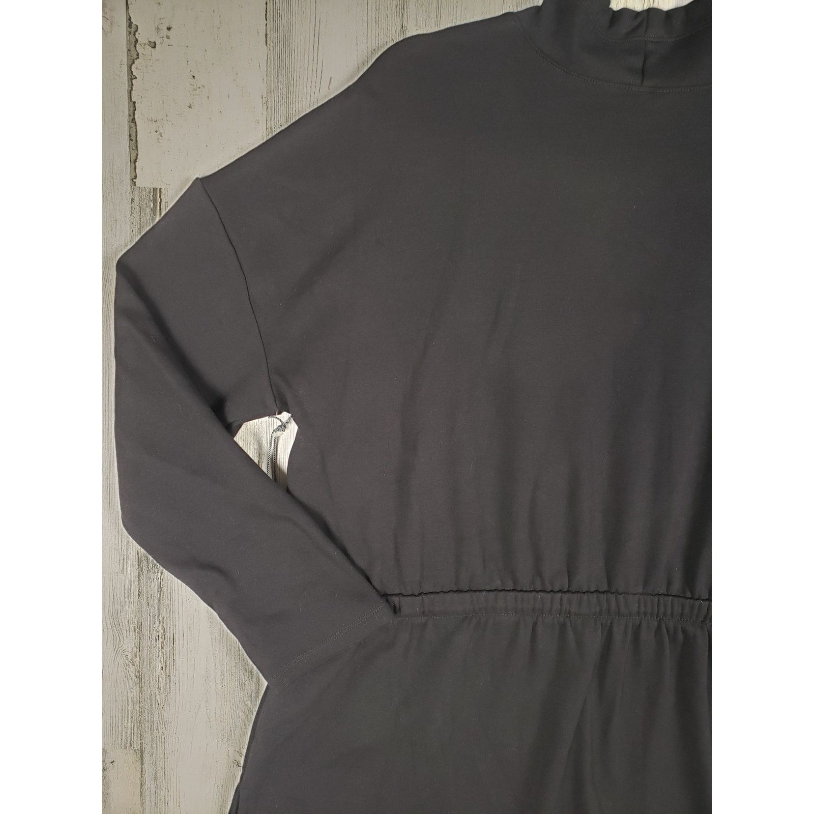 Other NWT Liz Claiborne Black Cinched Pullover Sweatshirt Large Size L / US 10 / IT 46 - 15 Thumbnail