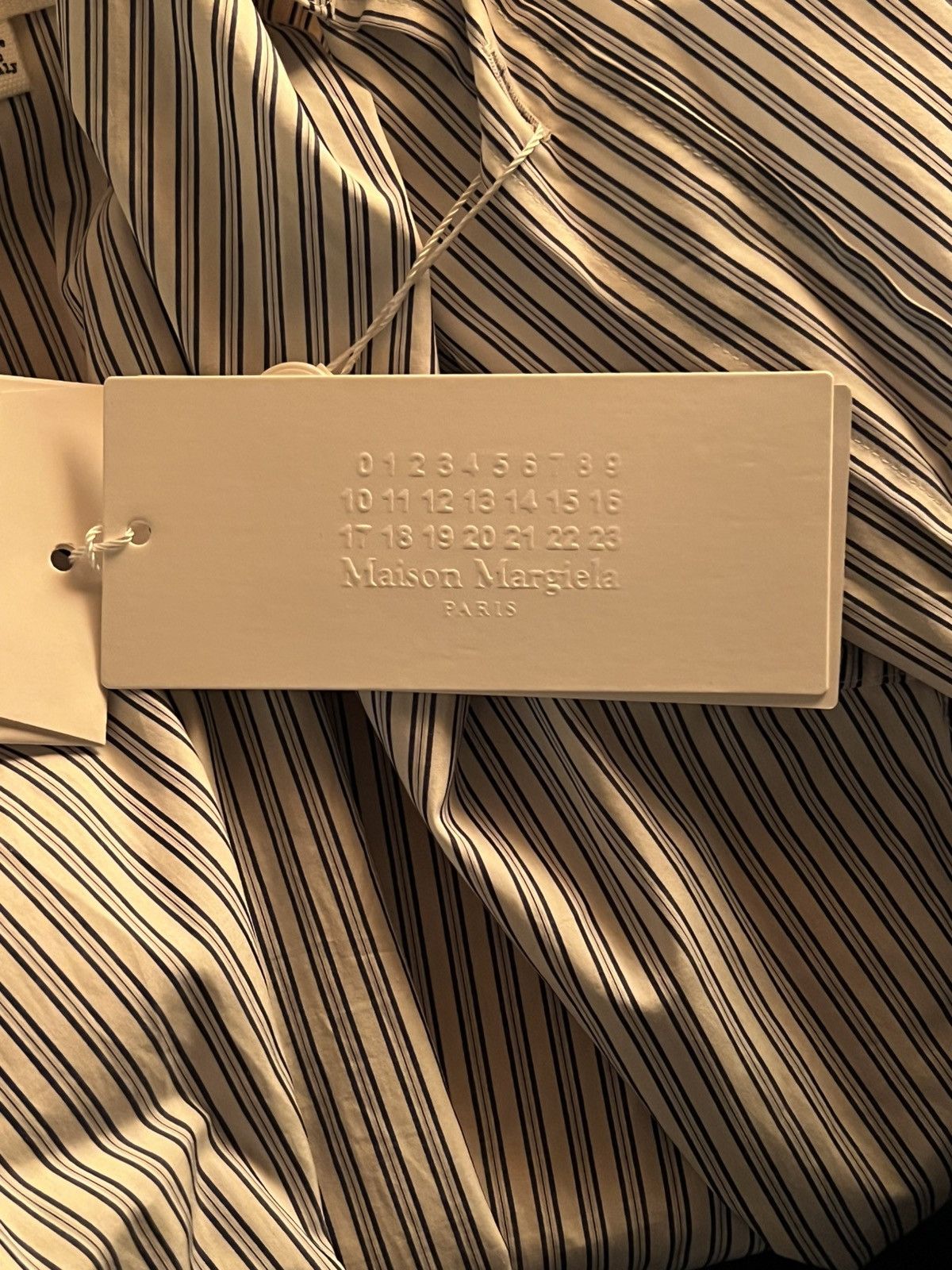 Maison Margiela Maison Margiela Striped Buttoned Shirt Size US S / EU 44-46 / 1 - 9 Thumbnail