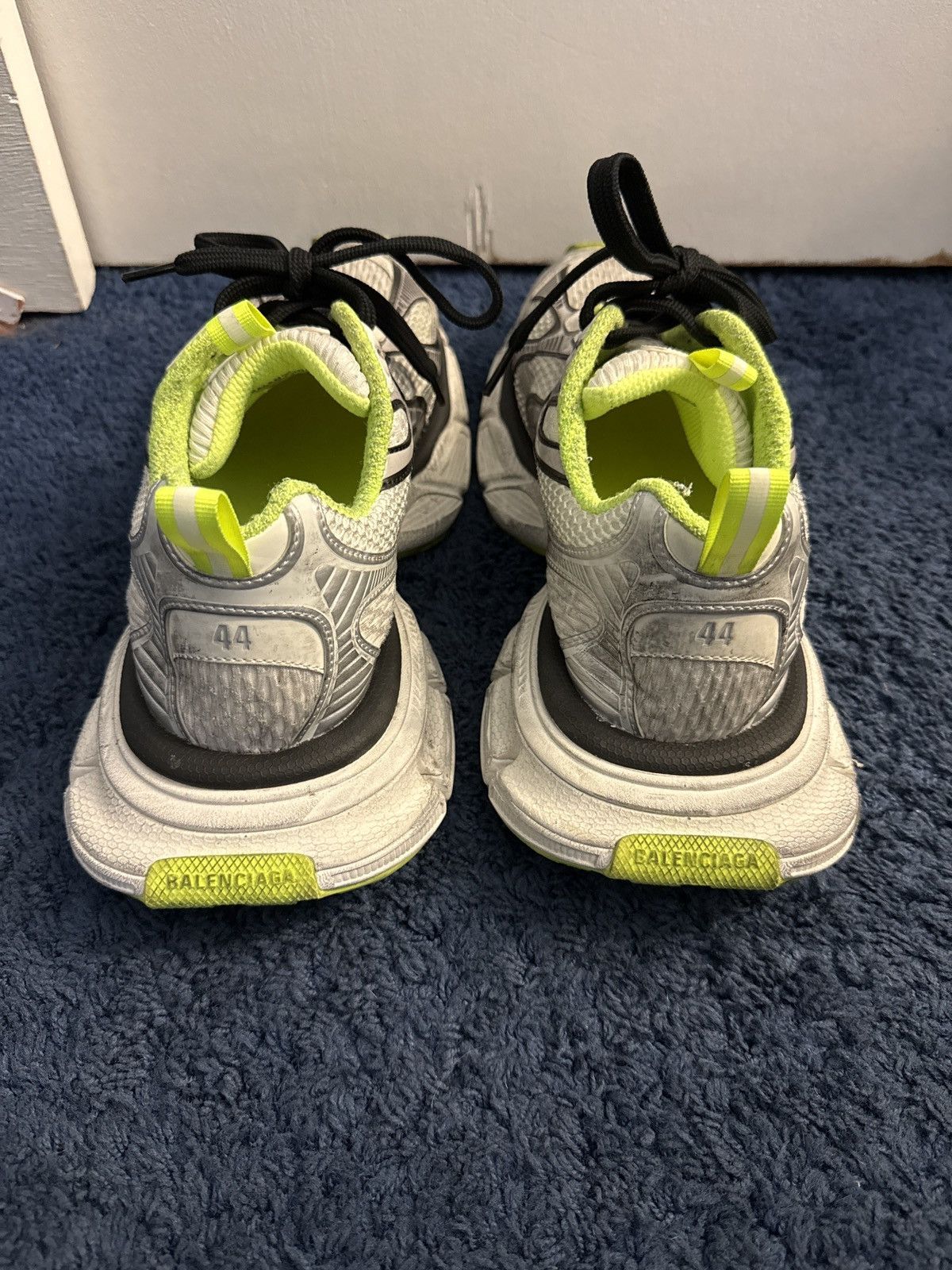 Balenciaga Balenciaga 3XL White Black Fluo Yellow Size US 11 / EU 44 - 5 Thumbnail