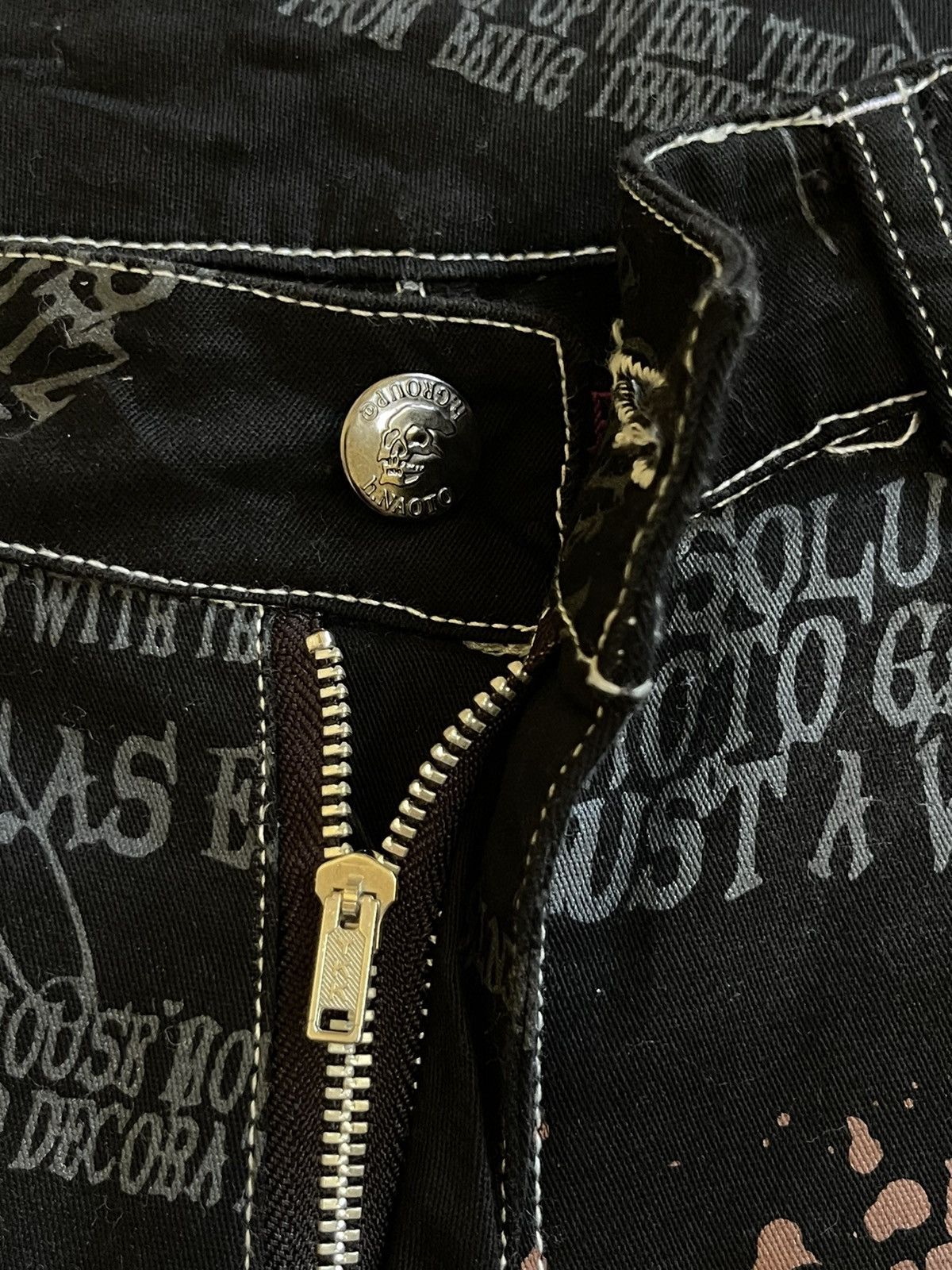 Seditionaries H.Anarchyism for Plus Punk Flare Jeans Size US 32 / EU 48 - 6 Thumbnail