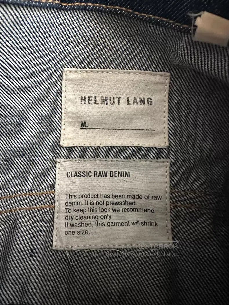 Helmut Lang Helmut Lang My Era TYPE1 Raw Denim Jacket Size US S / EU 44-46 / 1 - 4 Thumbnail