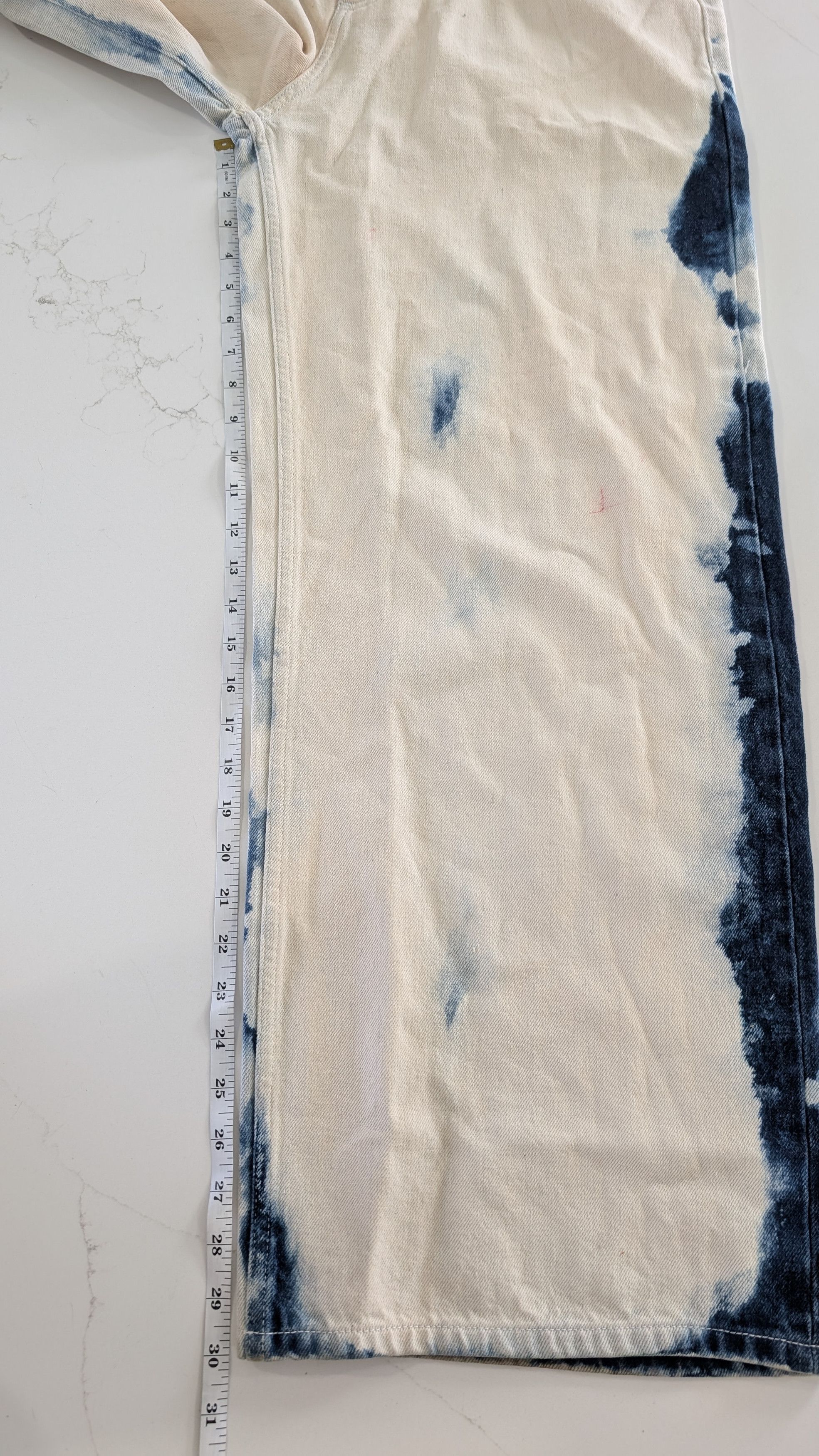 Charles Jeffrey LOVERBOY Charles Jeffrey LOVERBOY Bleached Wide Leg Jeans Size 30 Size US 30 / EU 46 - 14 Thumbnail