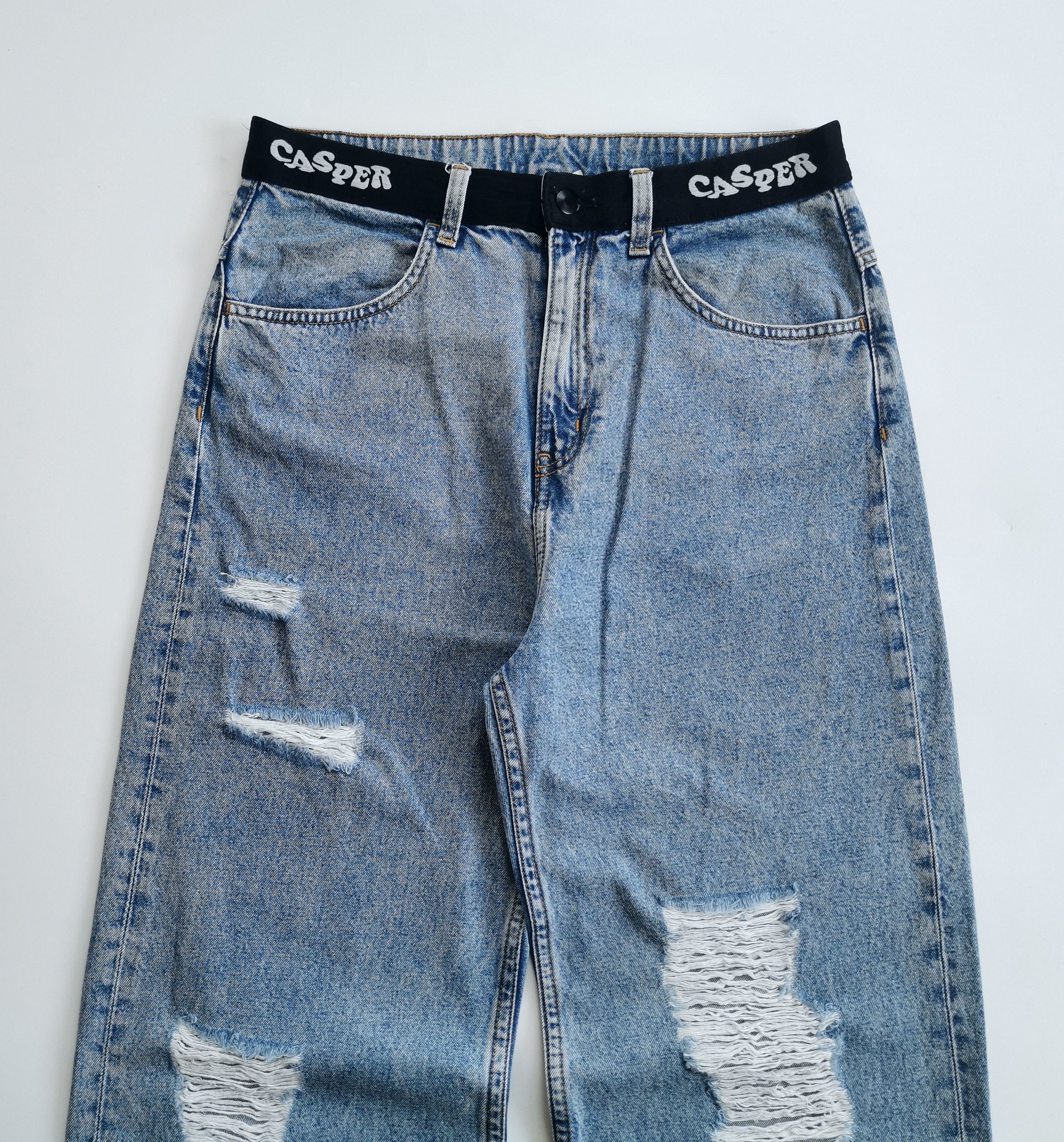 H&M H&M x Casper The Friendly Ghost Baggy Jeans Size US 31 - 3 Thumbnail