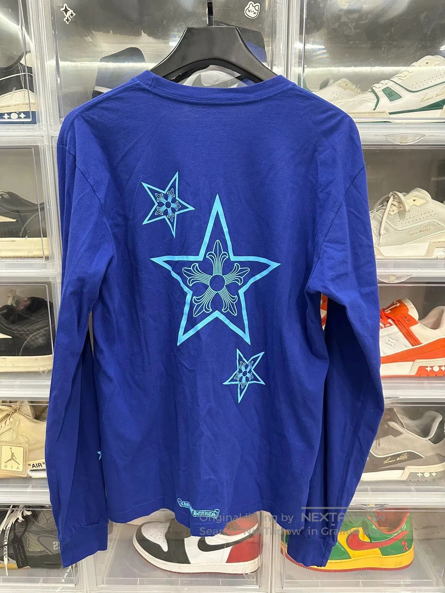 Chrome Hearts chrome hearts blue long sleeve shirt. Size US L / EU 52-54 / 3 - 3 Thumbnail