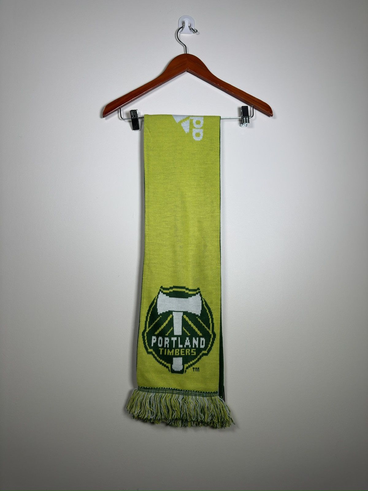 Adidas Adidas Multicolored Portland Timbers MLS Scarf 100% Acrylic Size ONE SIZE - 3 Thumbnail
