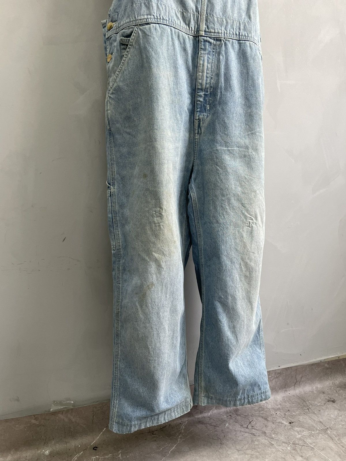 Carhartt Distressed overall Carhartt fashion pants carpenter y2k Size US 36 / EU 52 - 2 Thumbnail