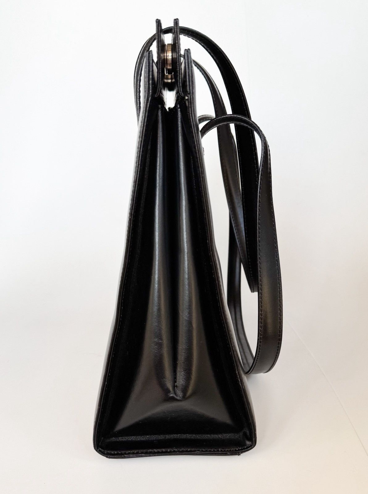 Versace Gianni Versace black leather bag Versace Medusa head Size ONE SIZE - 11 Thumbnail