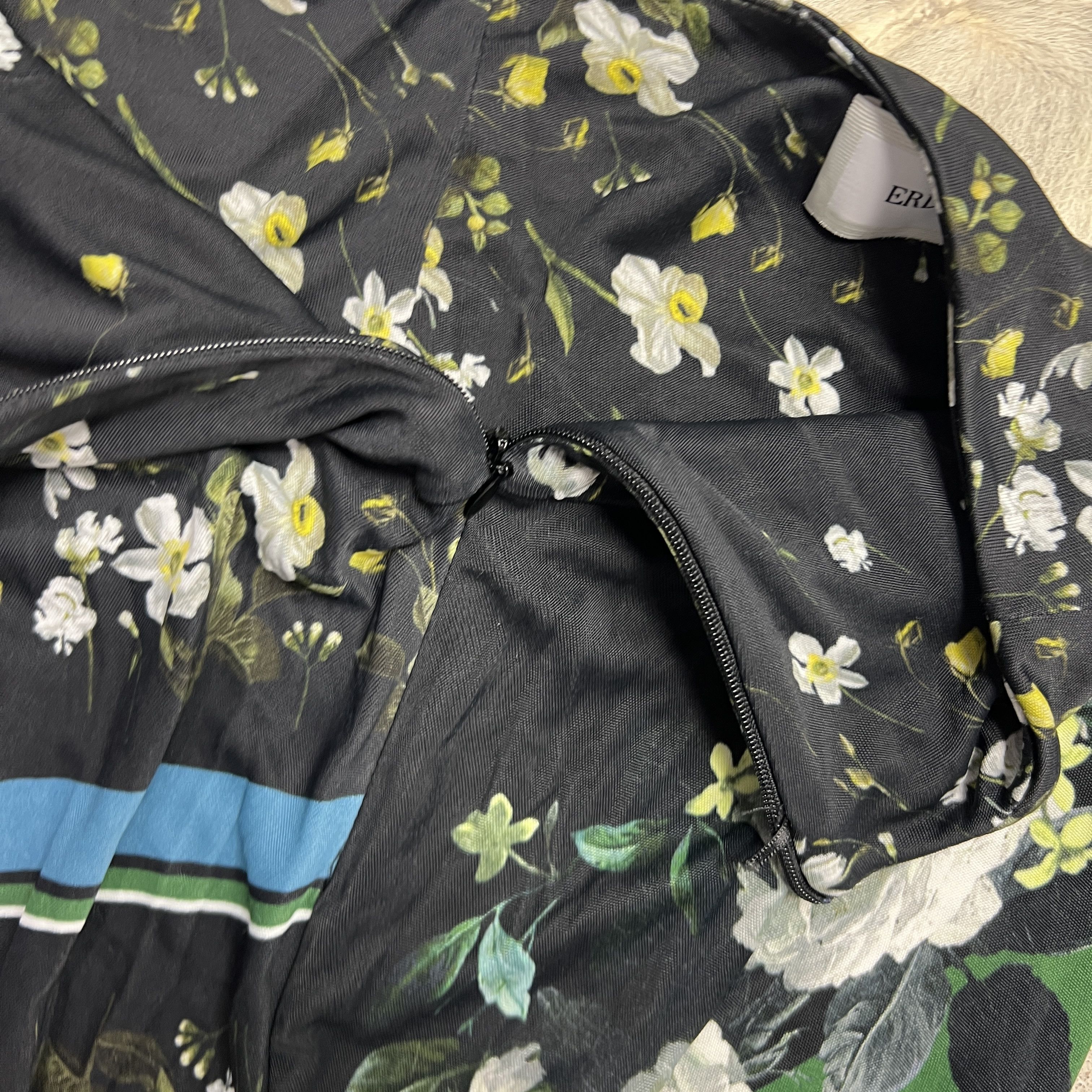 Erdem Vintage Casual Preppy Floral Boho Maxi Skirt 00s Size 27" / US 4 / IT 40 - 8 Thumbnail