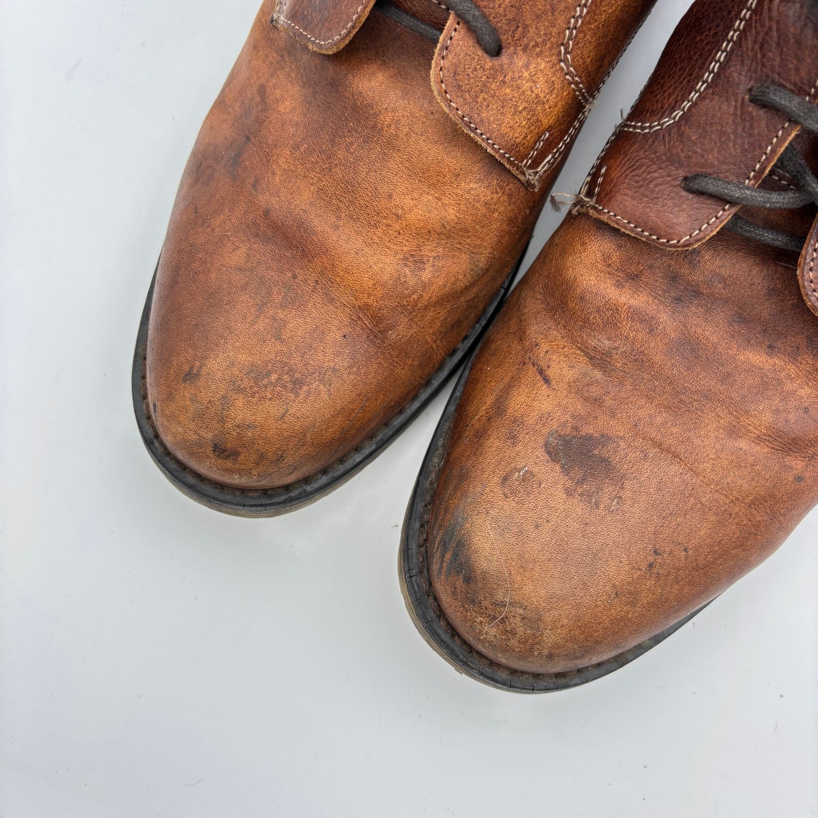 Bed Stu Bed Stu Workshop Leather Lace Up Cobbler Boots Men's 11 Size US 11 / EU 44 - 11 Thumbnail