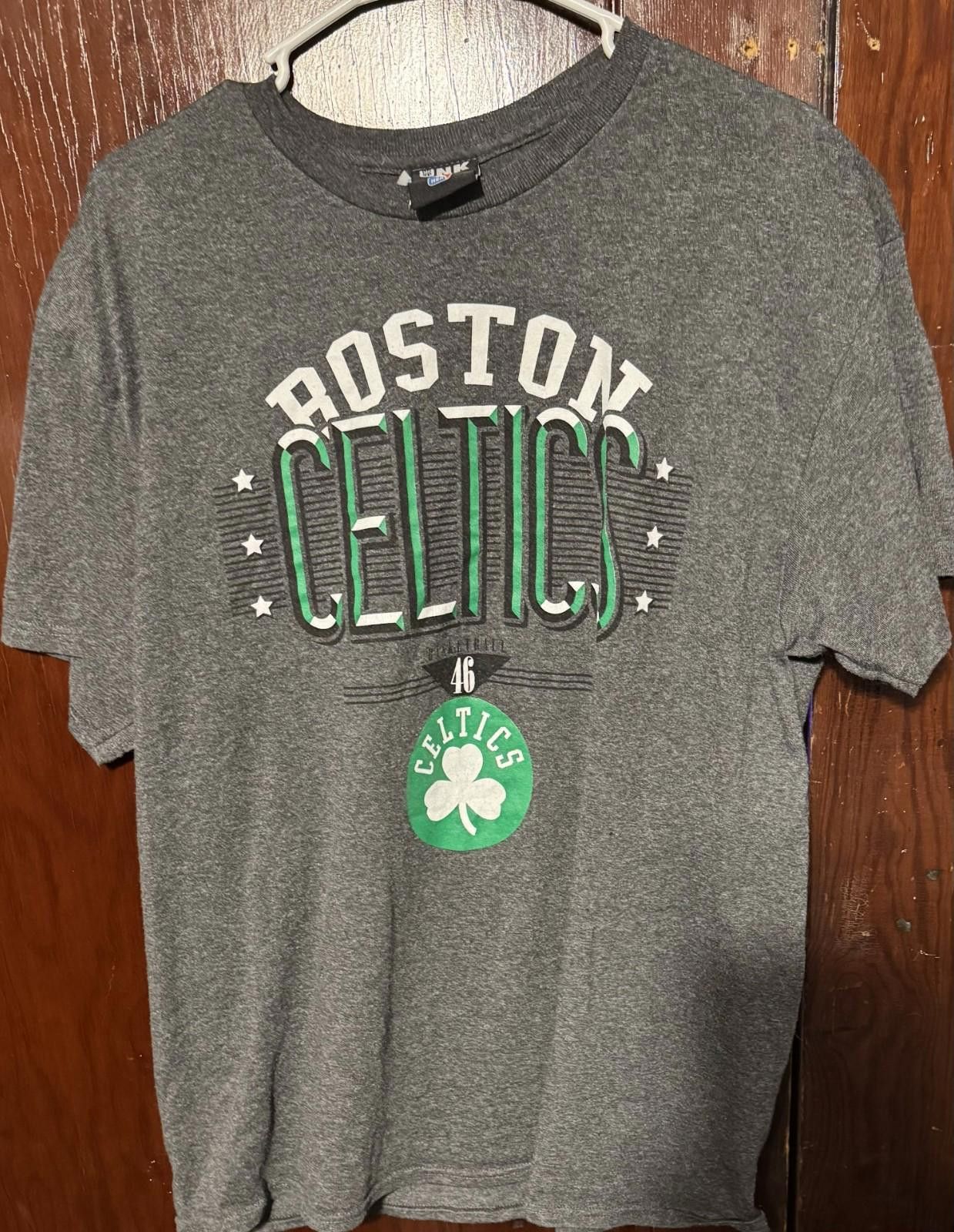Unknown London Boston Celtics Unk Short Sleeve T-Shirt Men Size L NBA Gray Size US L / EU 52-54 / 3 - 1 Thumbnail