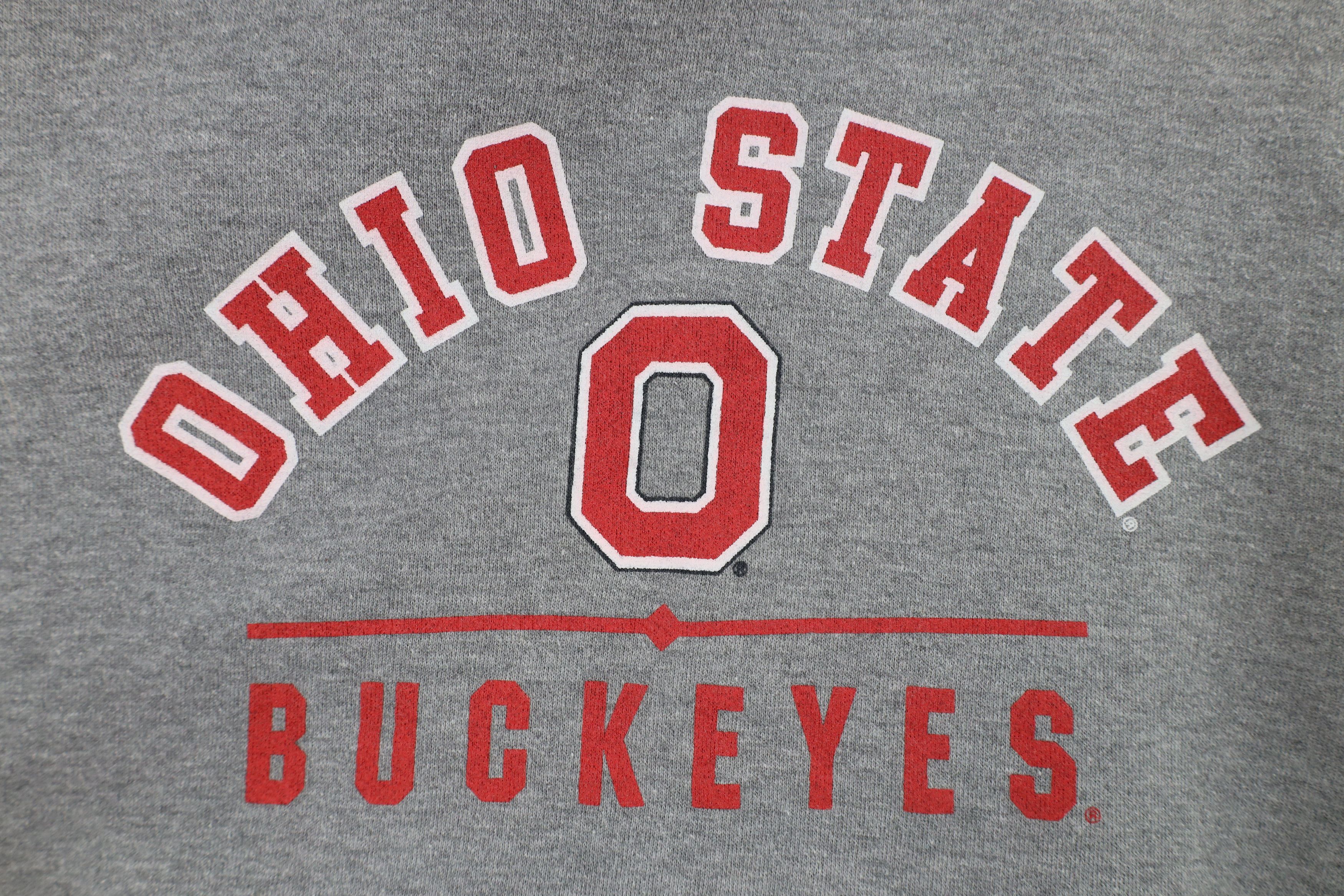 Russell Athletic × Vintage Vintage 90s Russell Athletic Ohio State University Hoodie Size US XL / EU 56 / 4 - 4 Thumbnail