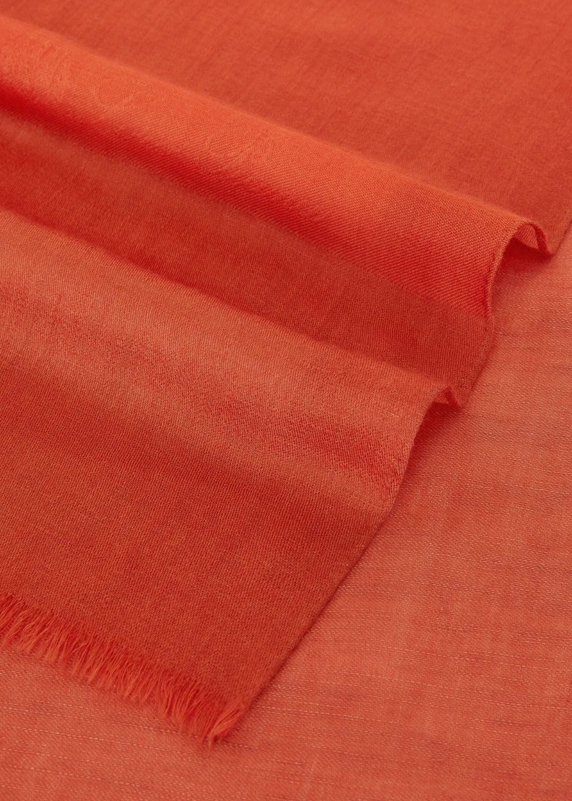 Loro Piana o1srvl11e0824 Size: OS / Jumeirah Cashmere Stole in Orange Size ONE SIZE - 2 Thumbnail