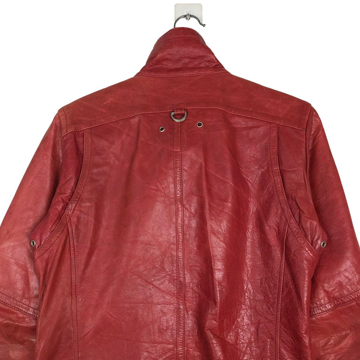 Japanese Brand 🔥VINTAGE BONDAGE LEATHER BIKER JACKET ASM ISSEY MIYAKE Size US M / EU 48-50 / 2 - 9 Thumbnail