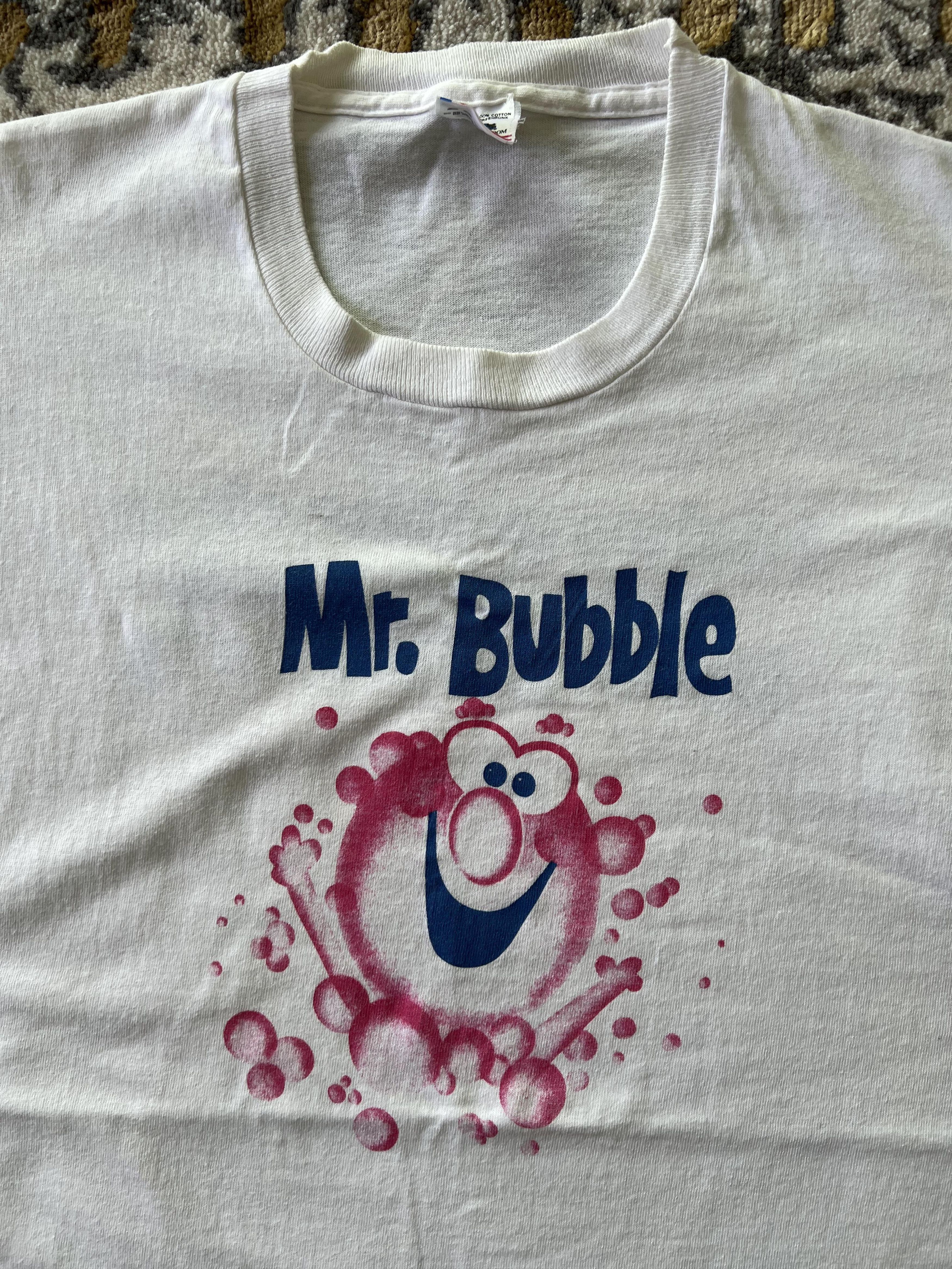 Vintage Vintage 90s Mr. Bubble t-shirt Size US L / EU 52-54 / 3 - 2 Thumbnail