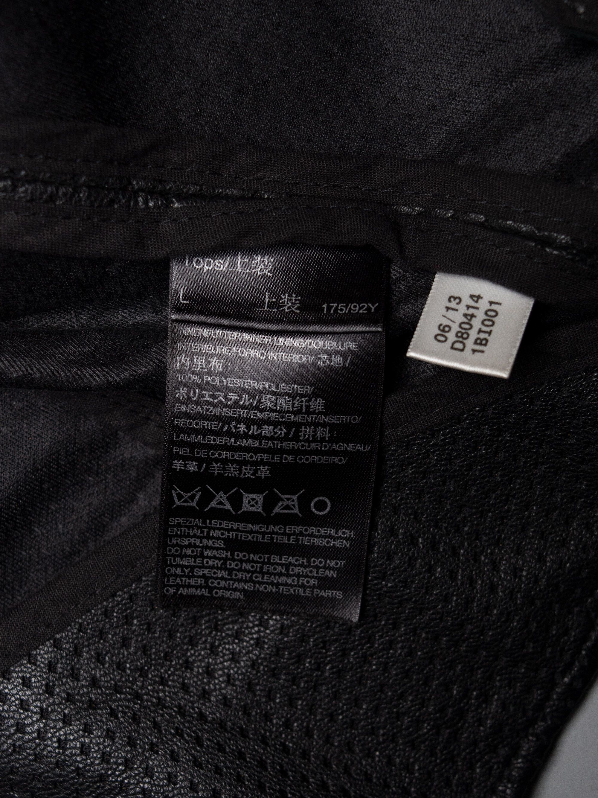 Y-3 Y-3 - A/W 2013 - women's perforated leather biker jacket Size L / US 10 / IT 46 - 12 Thumbnail
